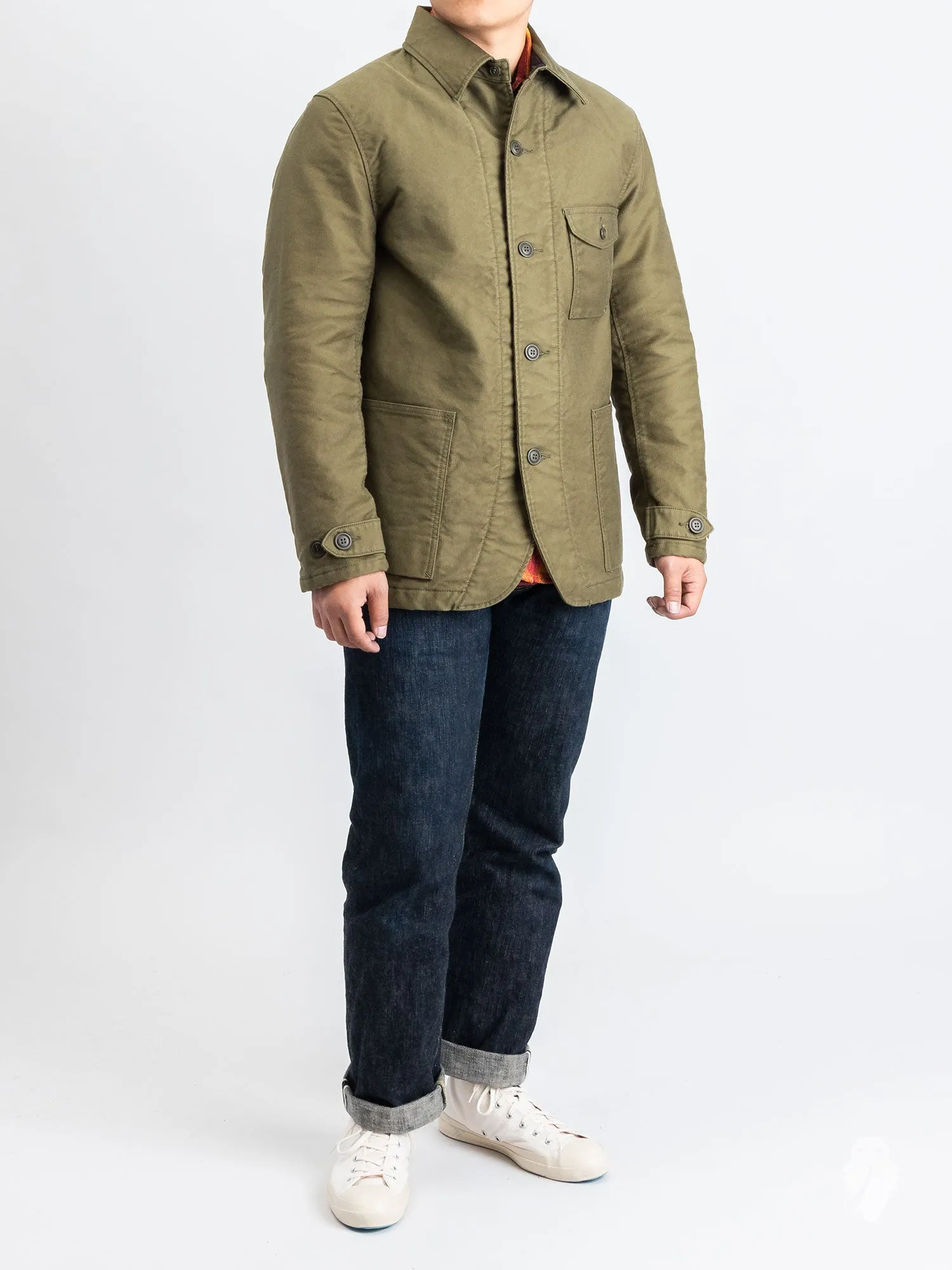 03-121 Military Coderane Coverall Jacket in Olive Drab