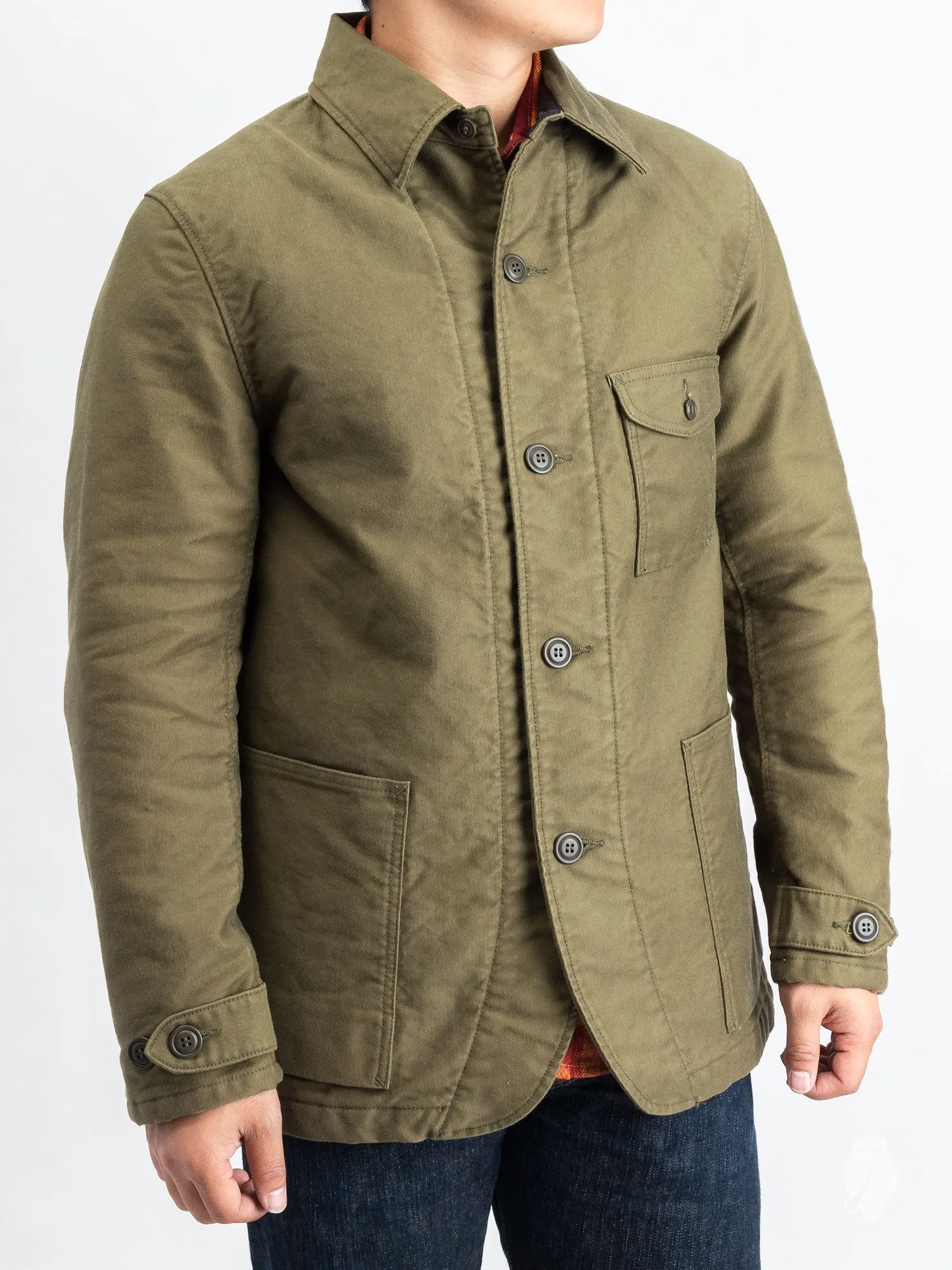 03-121 Military Coderane Coverall Jacket in Olive Drab