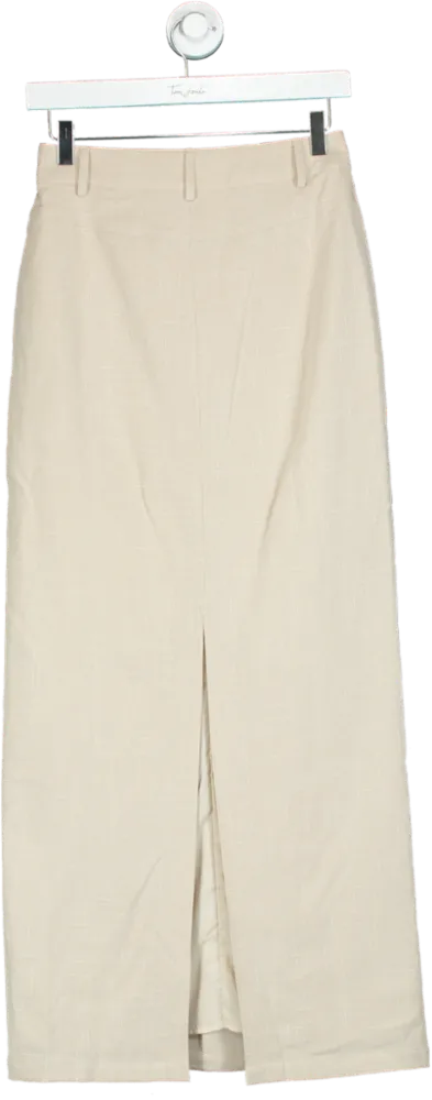 4th   Reckless Beige Marcallo Skirt UK 8