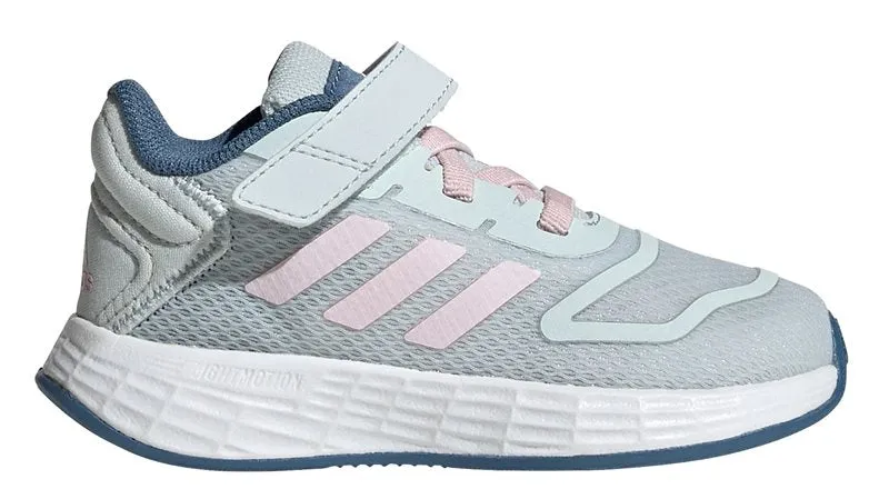 adidas Duramo 10 EL Infants Trainers - Girls - Blue Tint/Clear Pink/Altered Blue