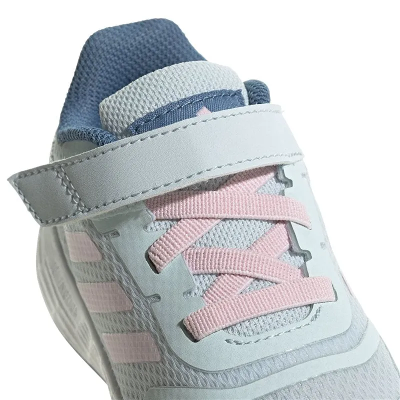 adidas Duramo 10 EL Infants Trainers - Girls - Blue Tint/Clear Pink/Altered Blue