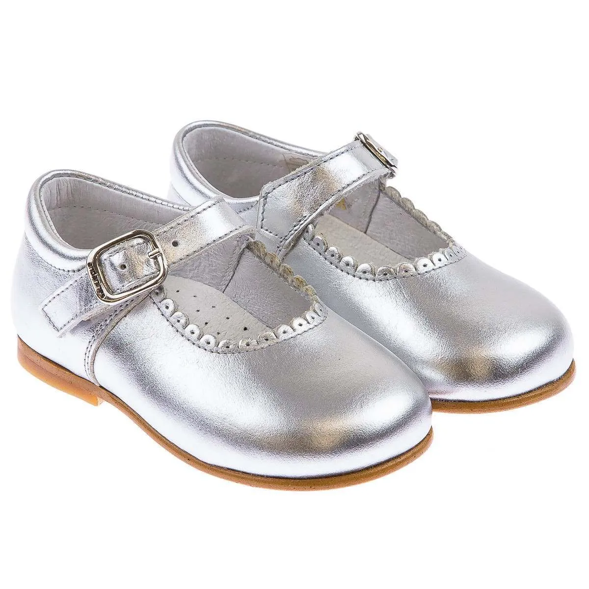 Andanines Girls Leather Mary Jane Shoes