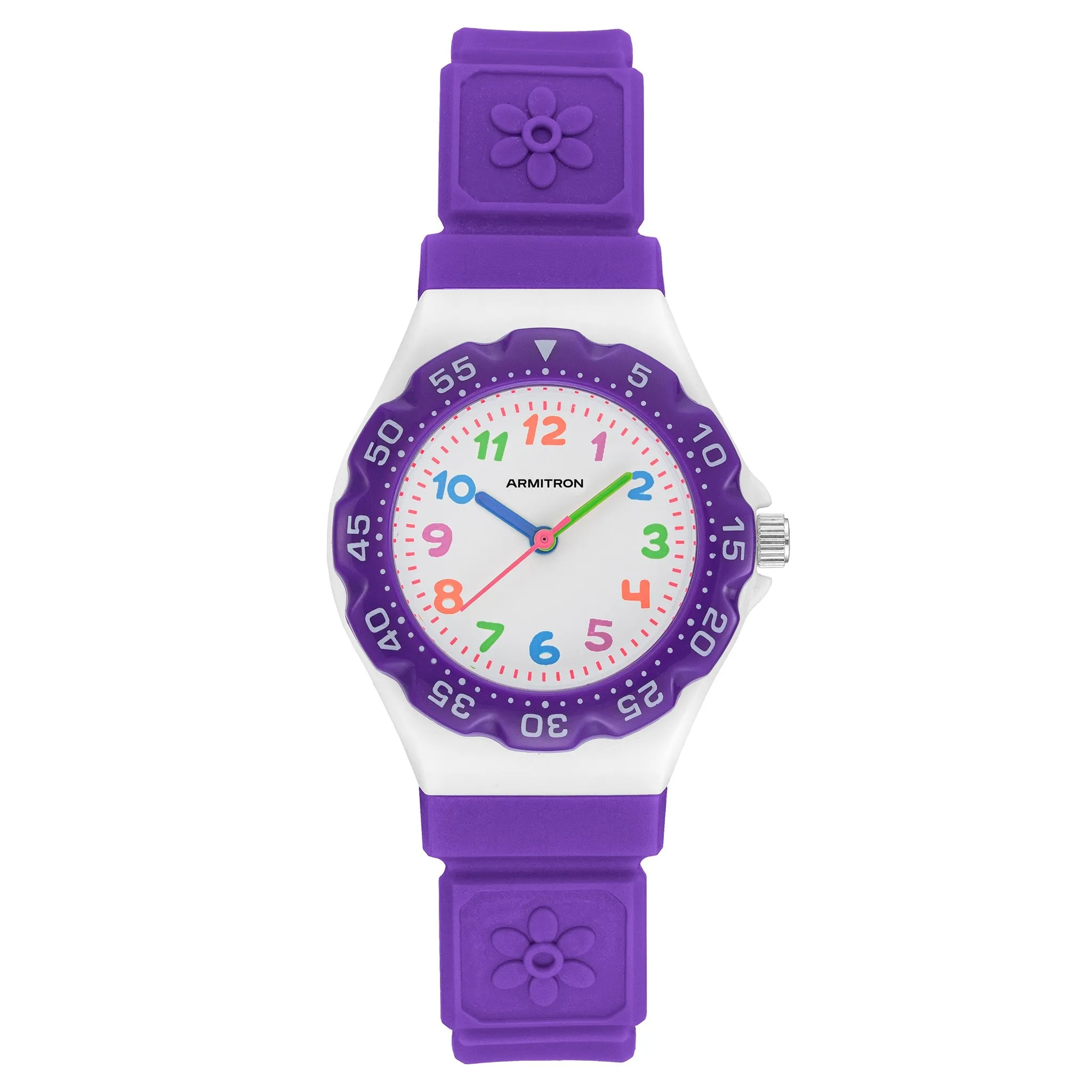 Armitron Purple Resin Kids Watch - 271007WPR