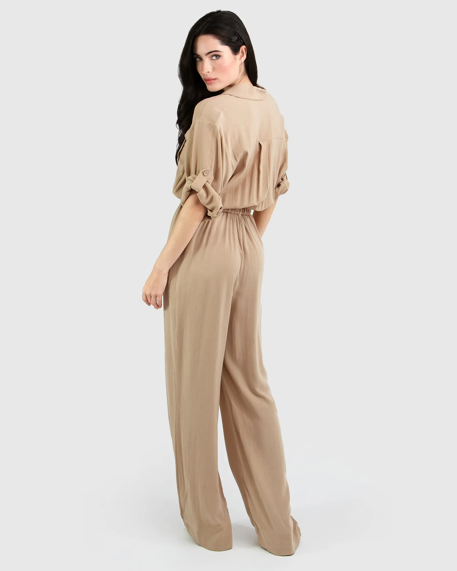 Art Of Escape Jumpsuit - Latte