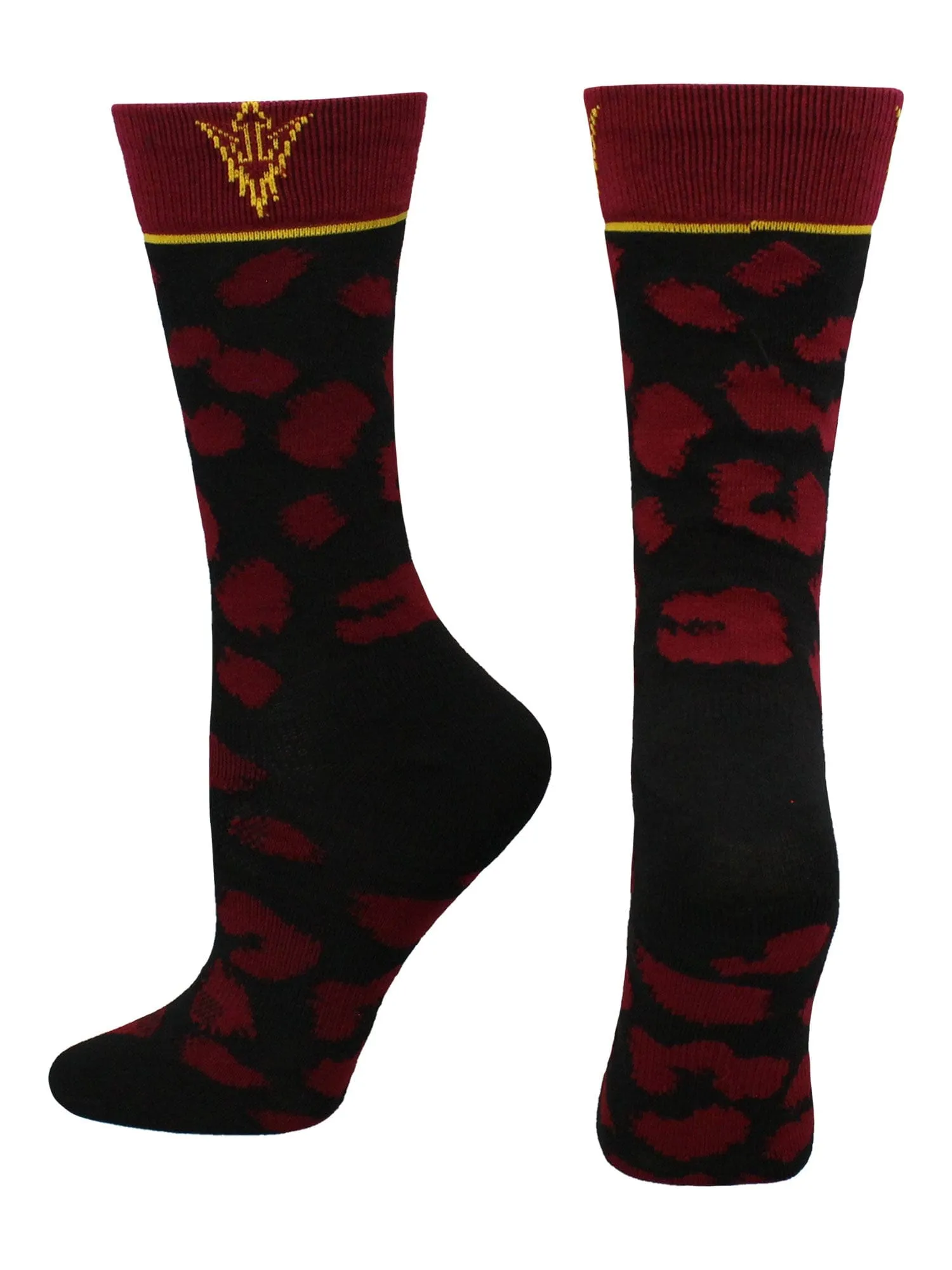 ASU Sun Devils Socks Womens Savage Crew Socks