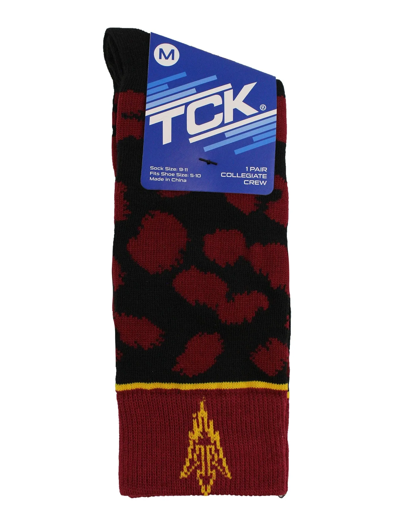 ASU Sun Devils Socks Womens Savage Crew Socks