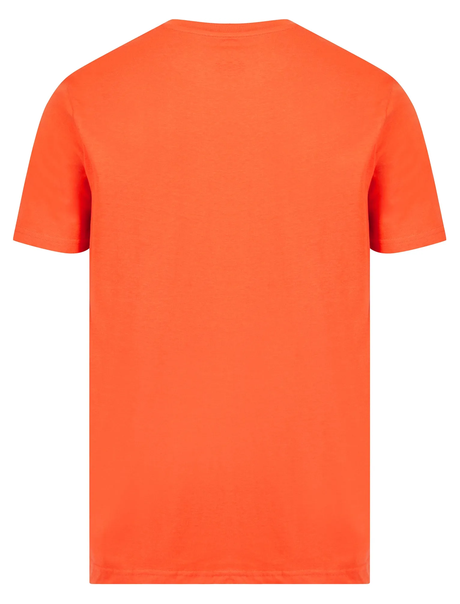 Auto City Motif Cotton Jersey T-Shirt in Hot Coral - South Shore