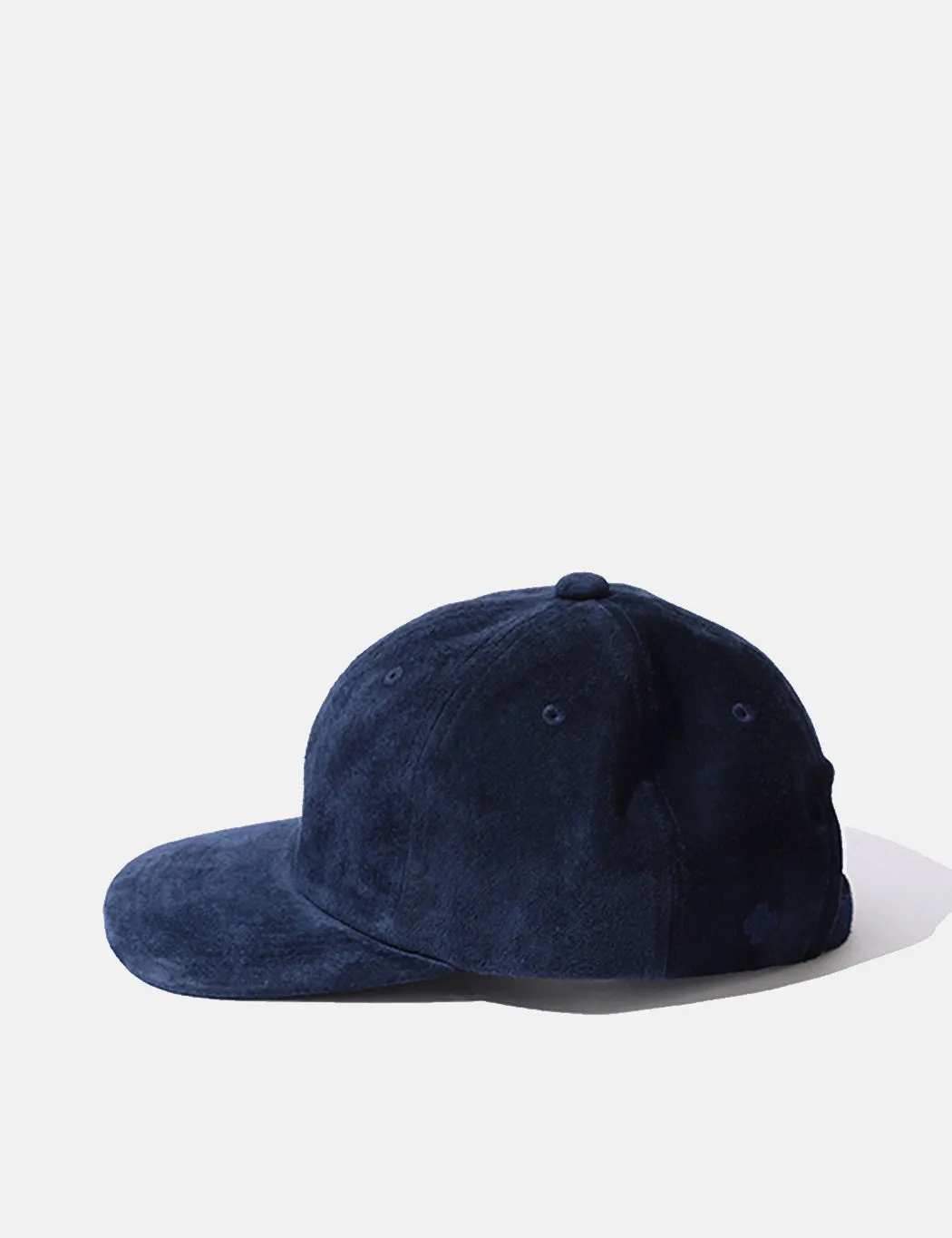 Beams Plus 6-Panel Cap Water Repellent (Suede) - Navy Blue