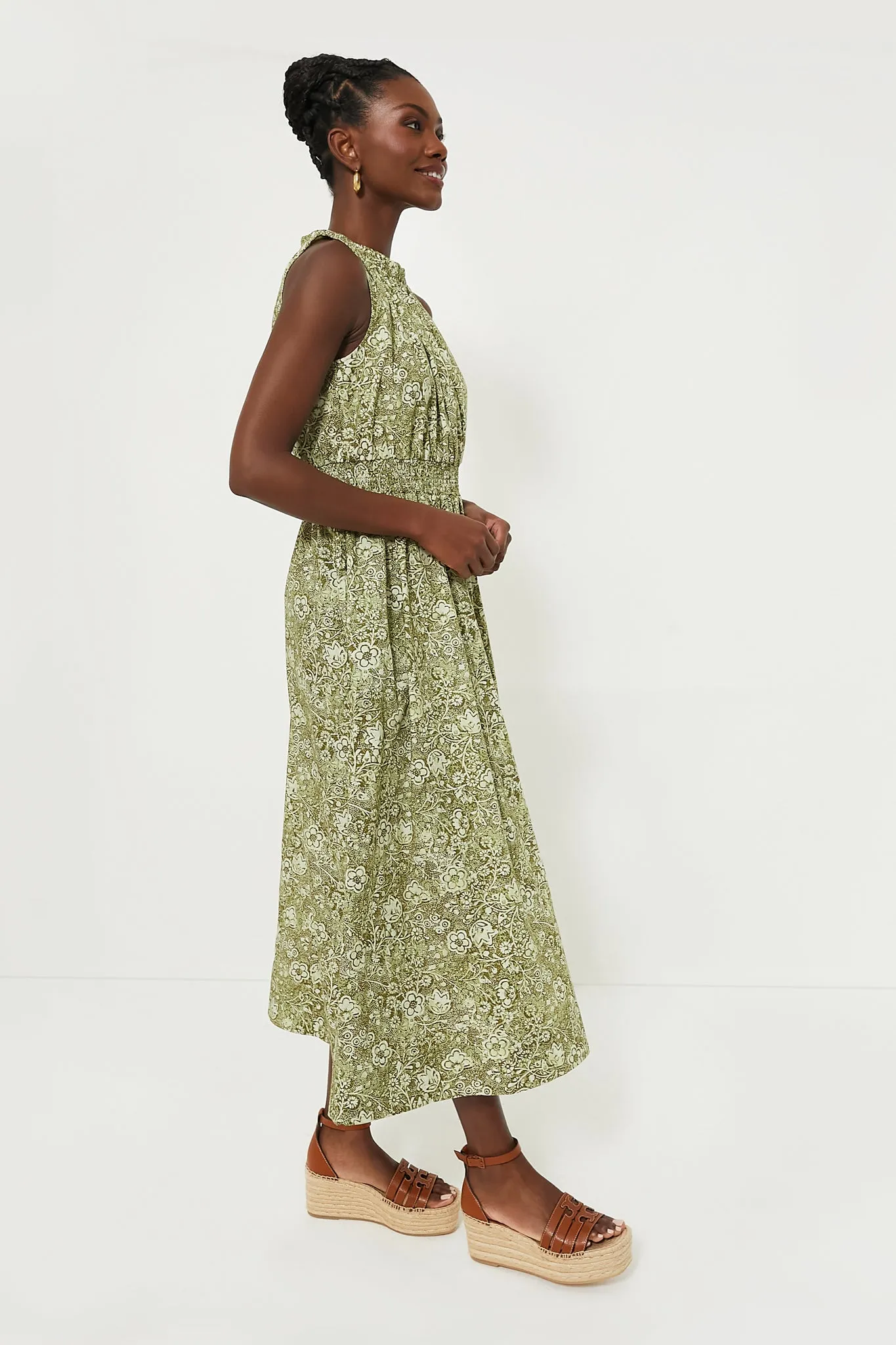 Bergamot Floral Walker Dress