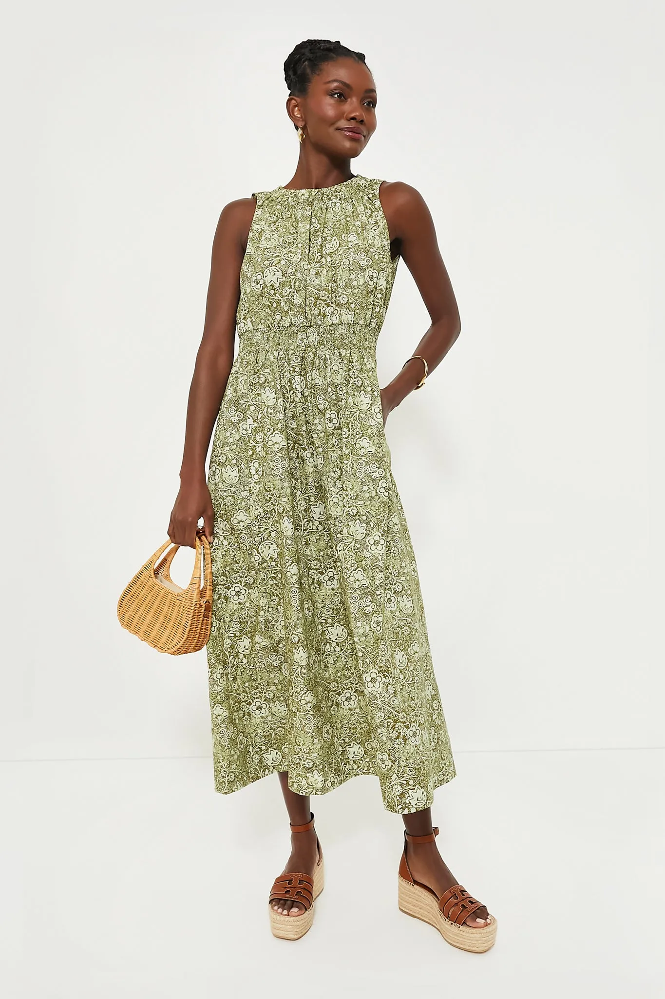 Bergamot Floral Walker Dress