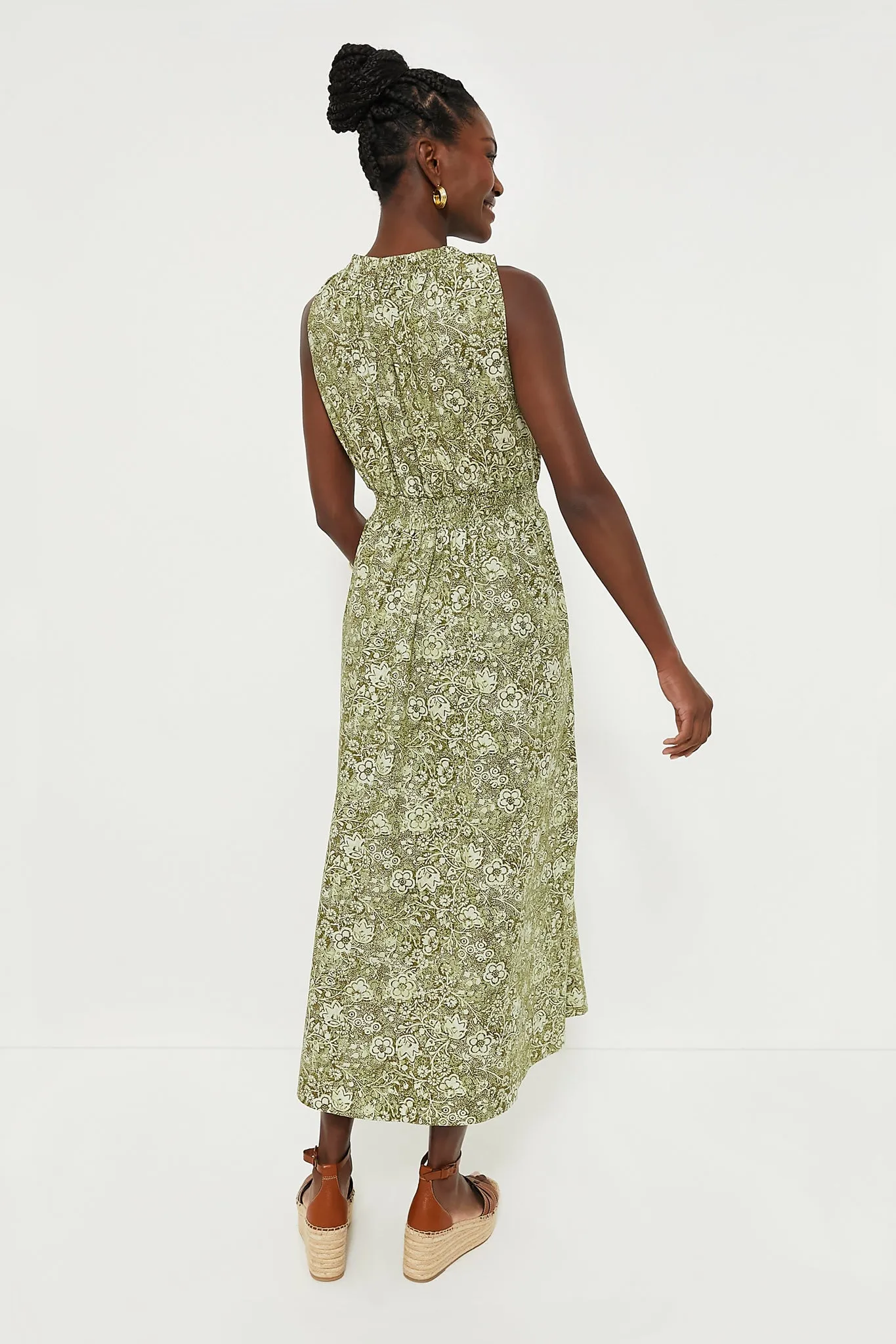 Bergamot Floral Walker Dress