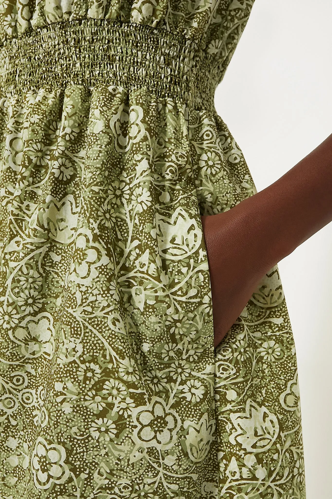 Bergamot Floral Walker Dress