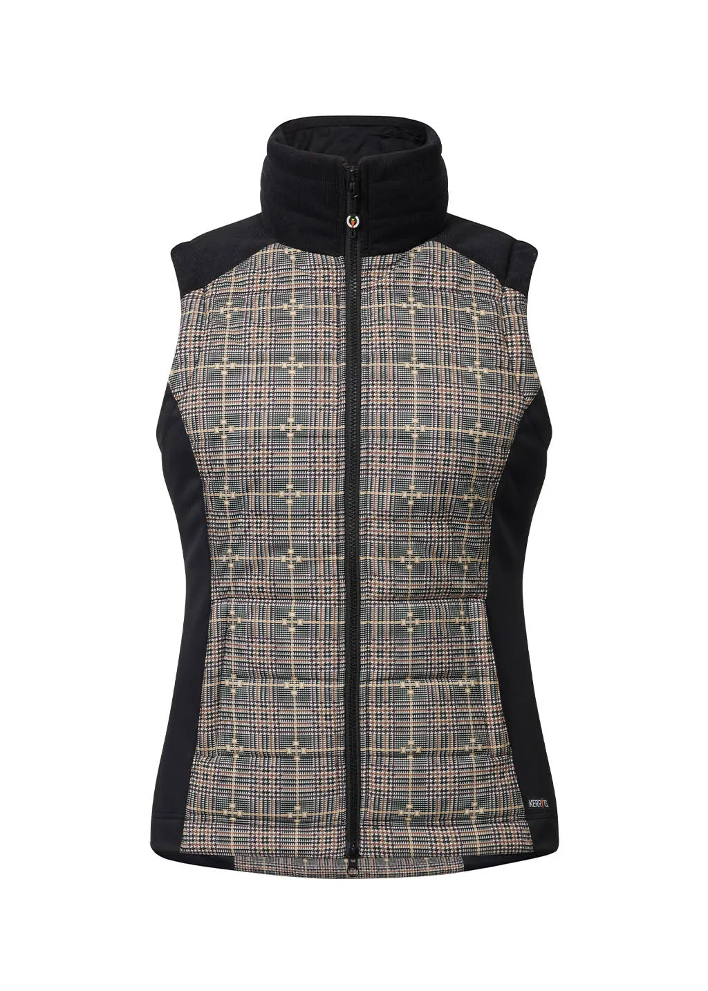 Bits of Plaid Quilted Equestrian Vest