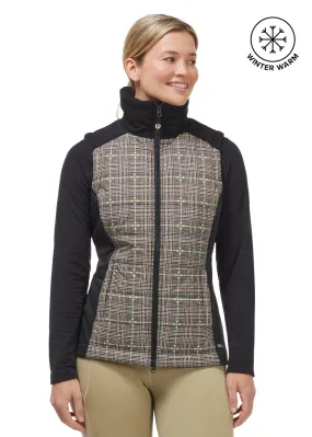 Bits of Plaid Quilted Equestrian Vest