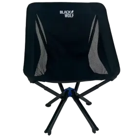 Black Wolf Quick Fold Lightweight Camp Chair