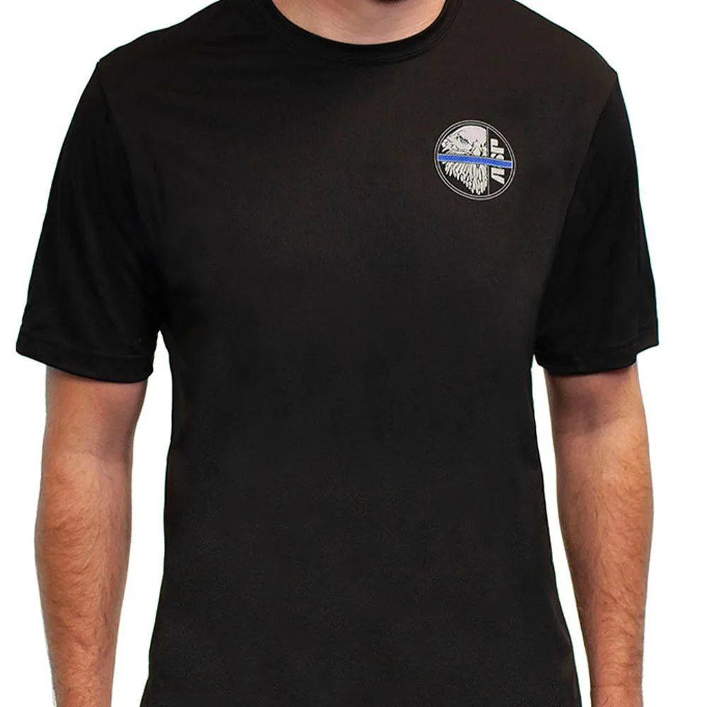 Blue Line T-Shirt, Sport Tek