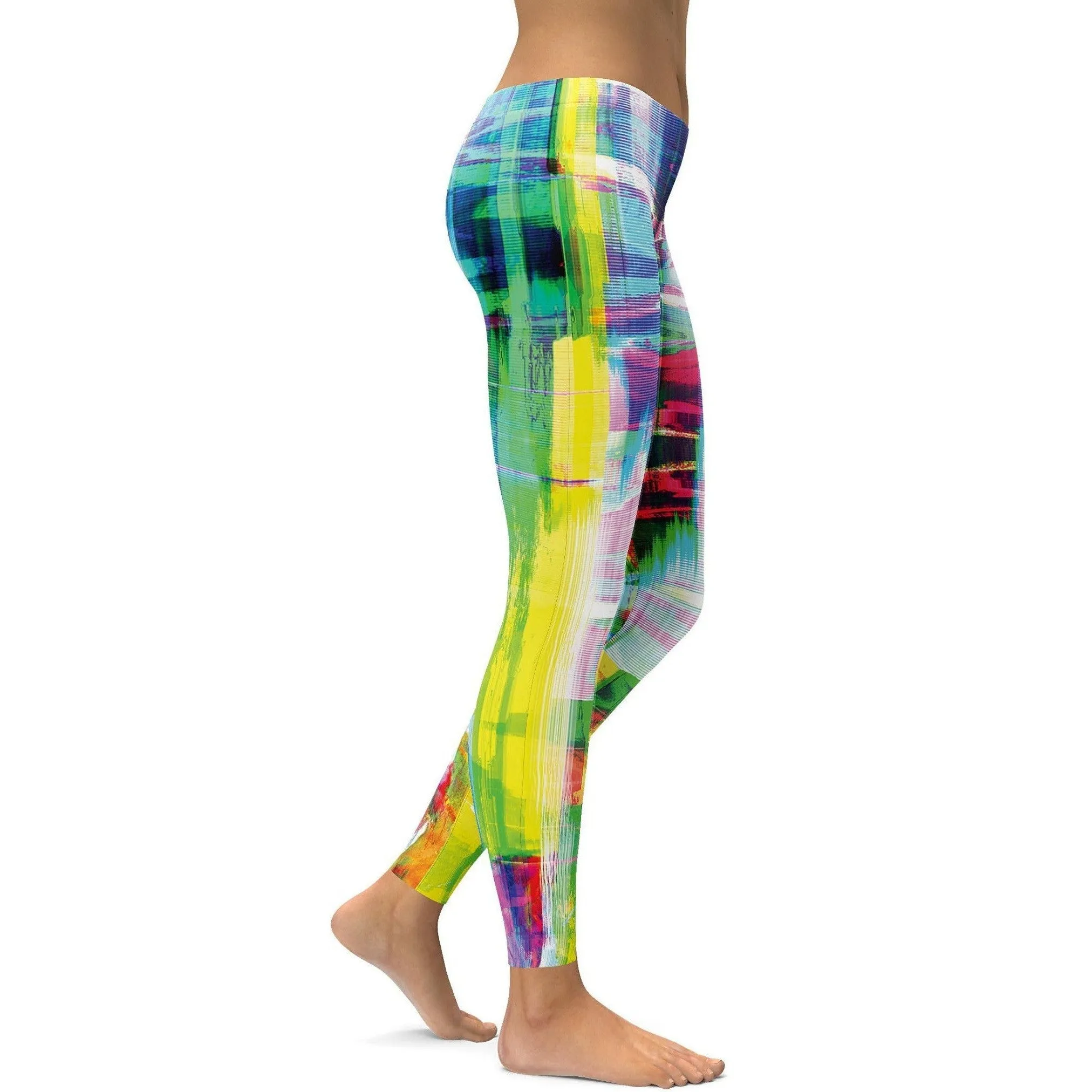 Bright Neon Rave Leggings