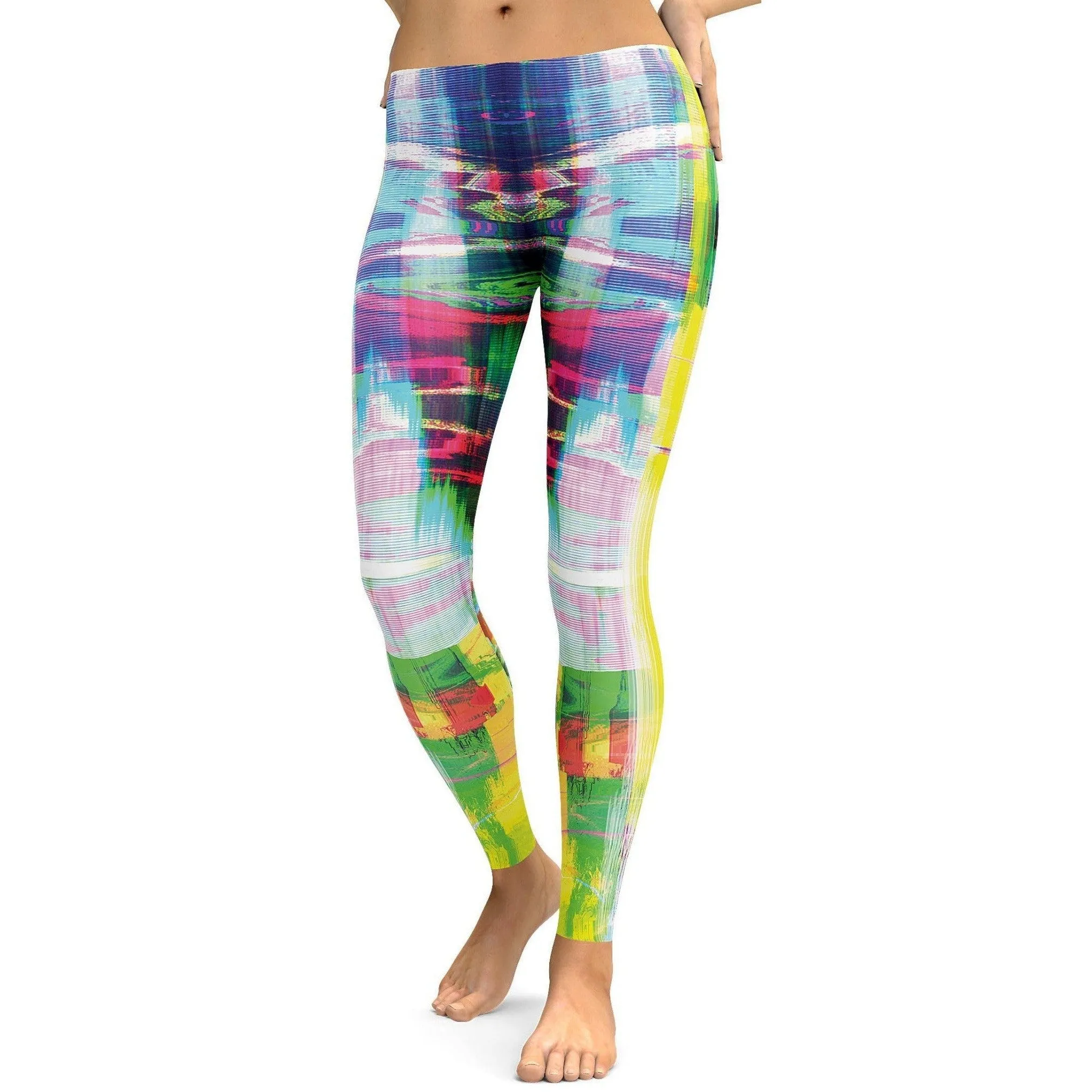 Bright Neon Rave Leggings