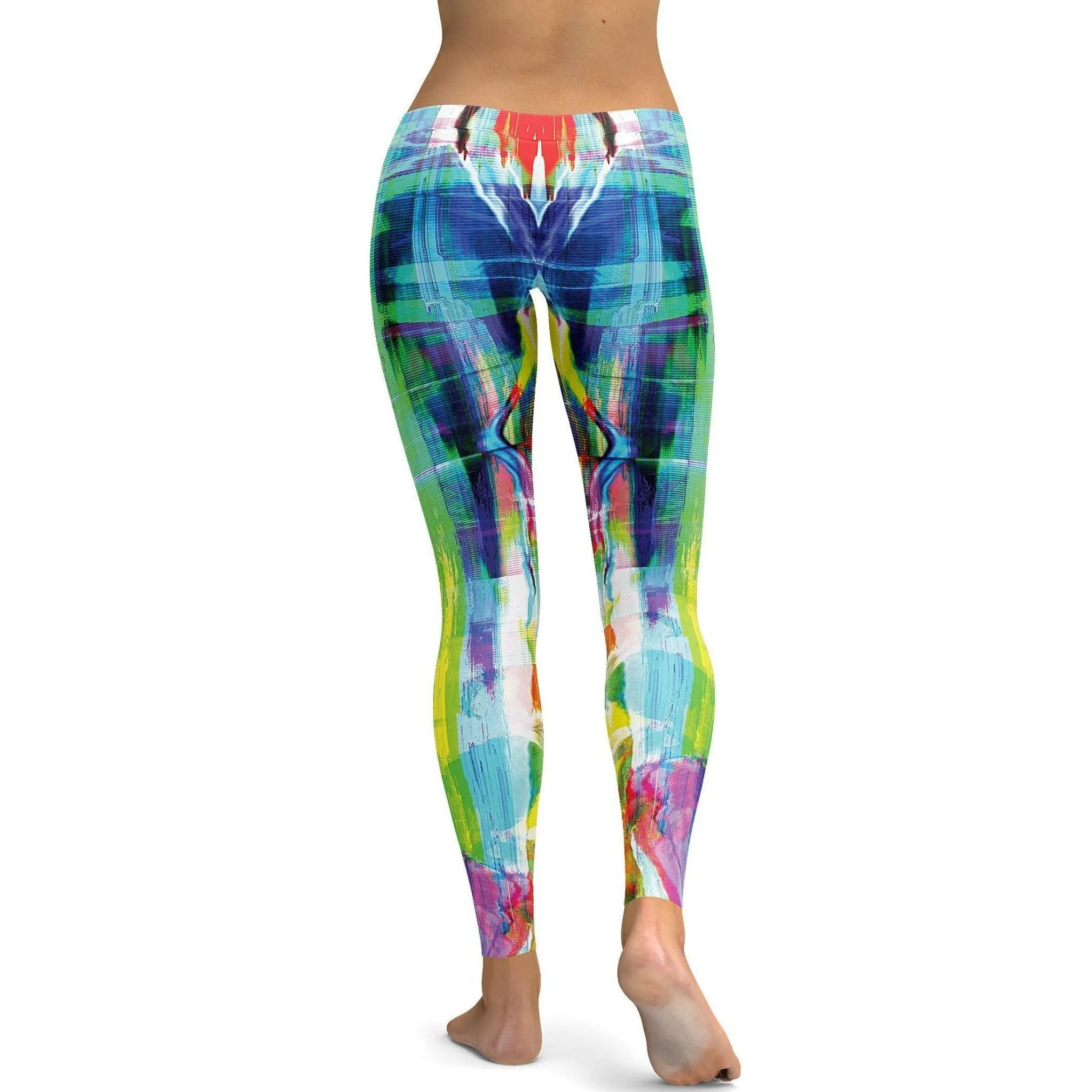 Bright Neon Rave Leggings