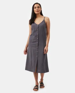 Button Front Linen Dress