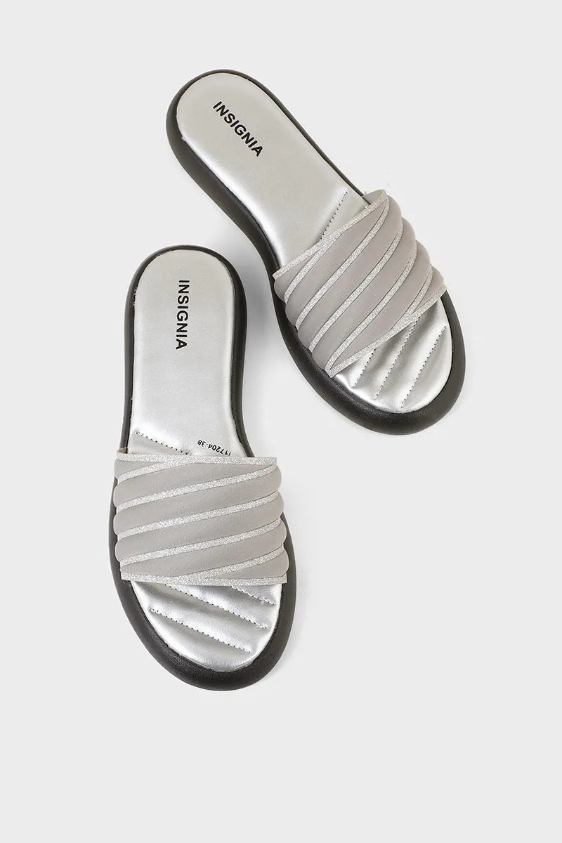 Casual Slip On I17204-Silver