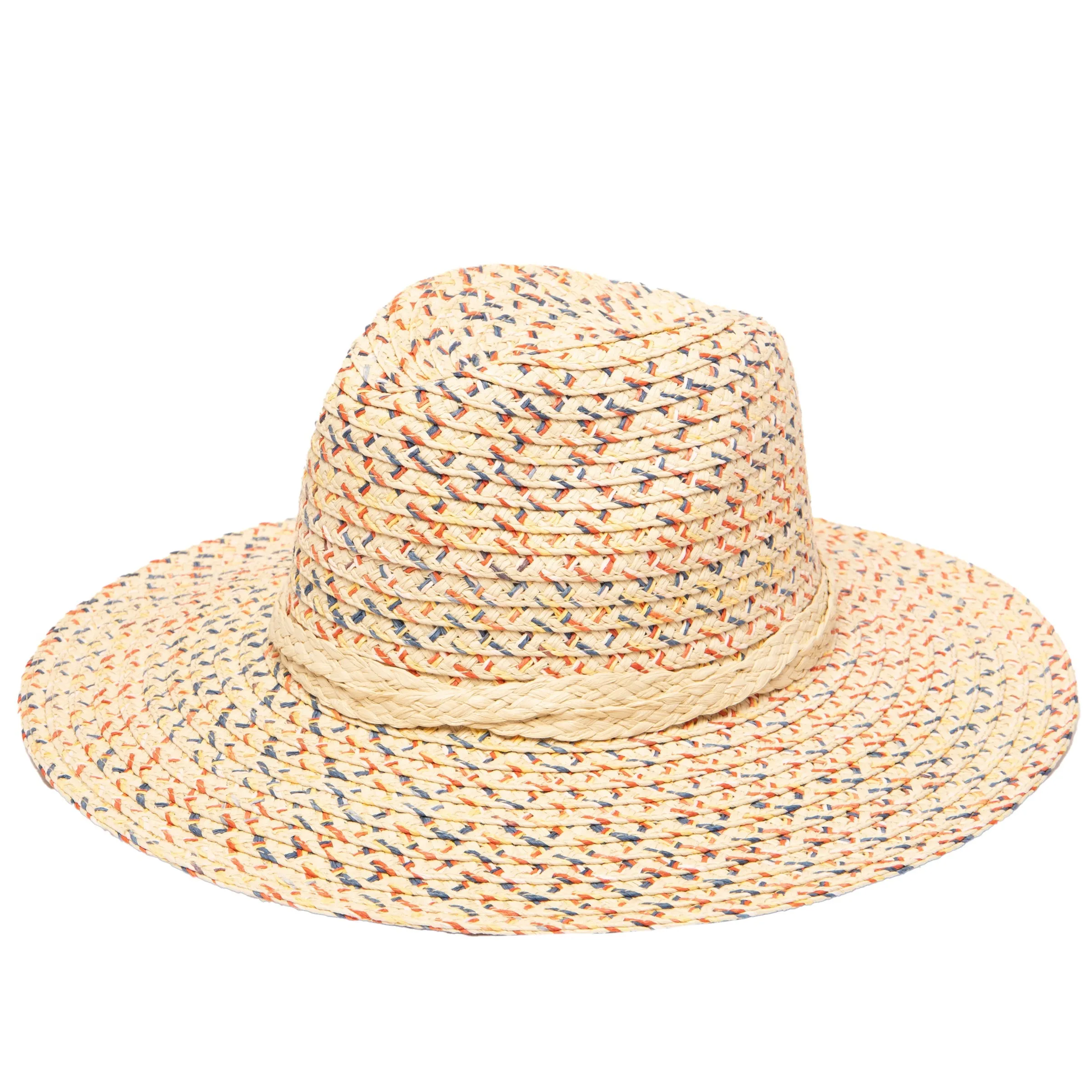 Cheers Multicolor Fedora with Double Wrapped Band