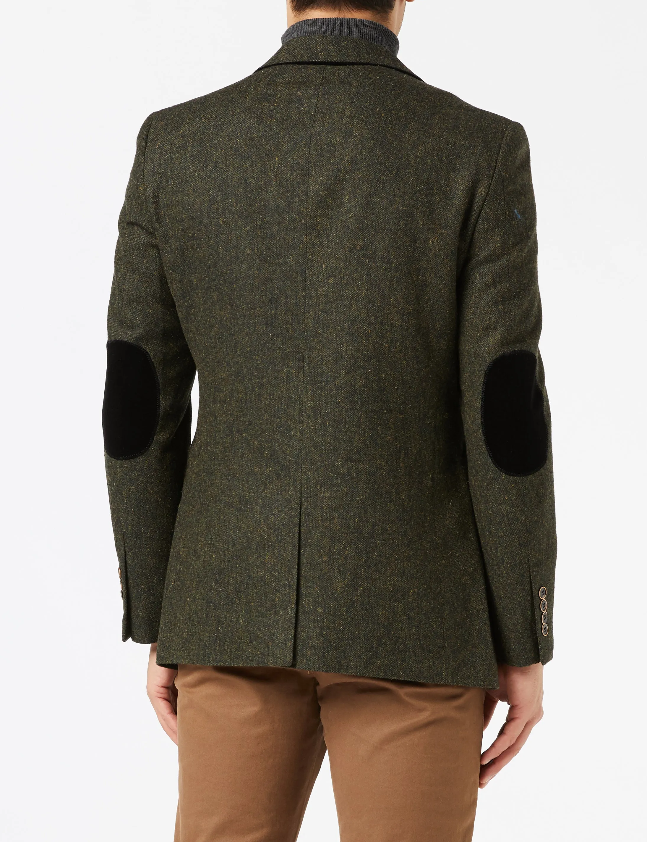 DANE - GREEN TWEED BLAZER