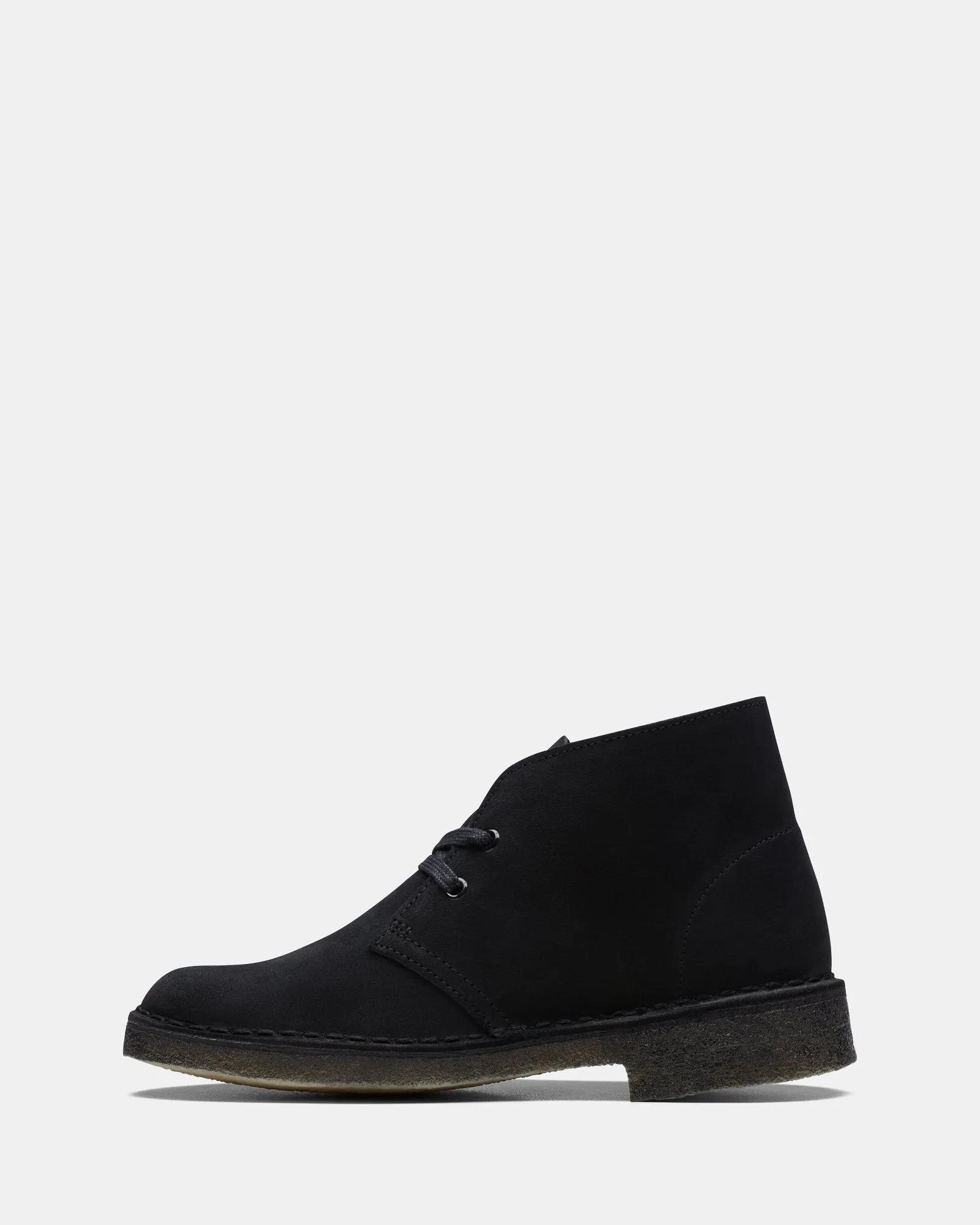 Desert Boot. (W) Black Suede