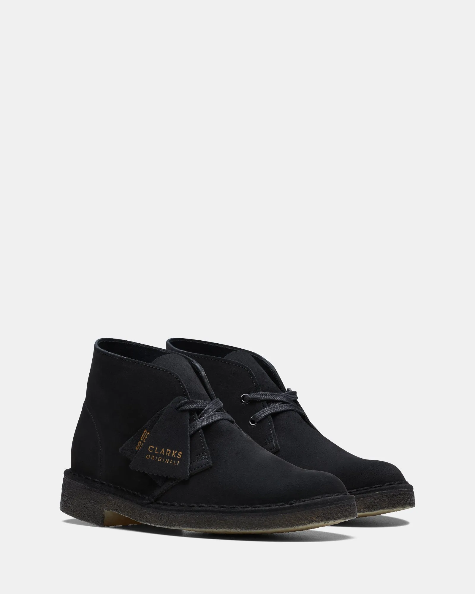 Desert Boot. (W) Black Suede