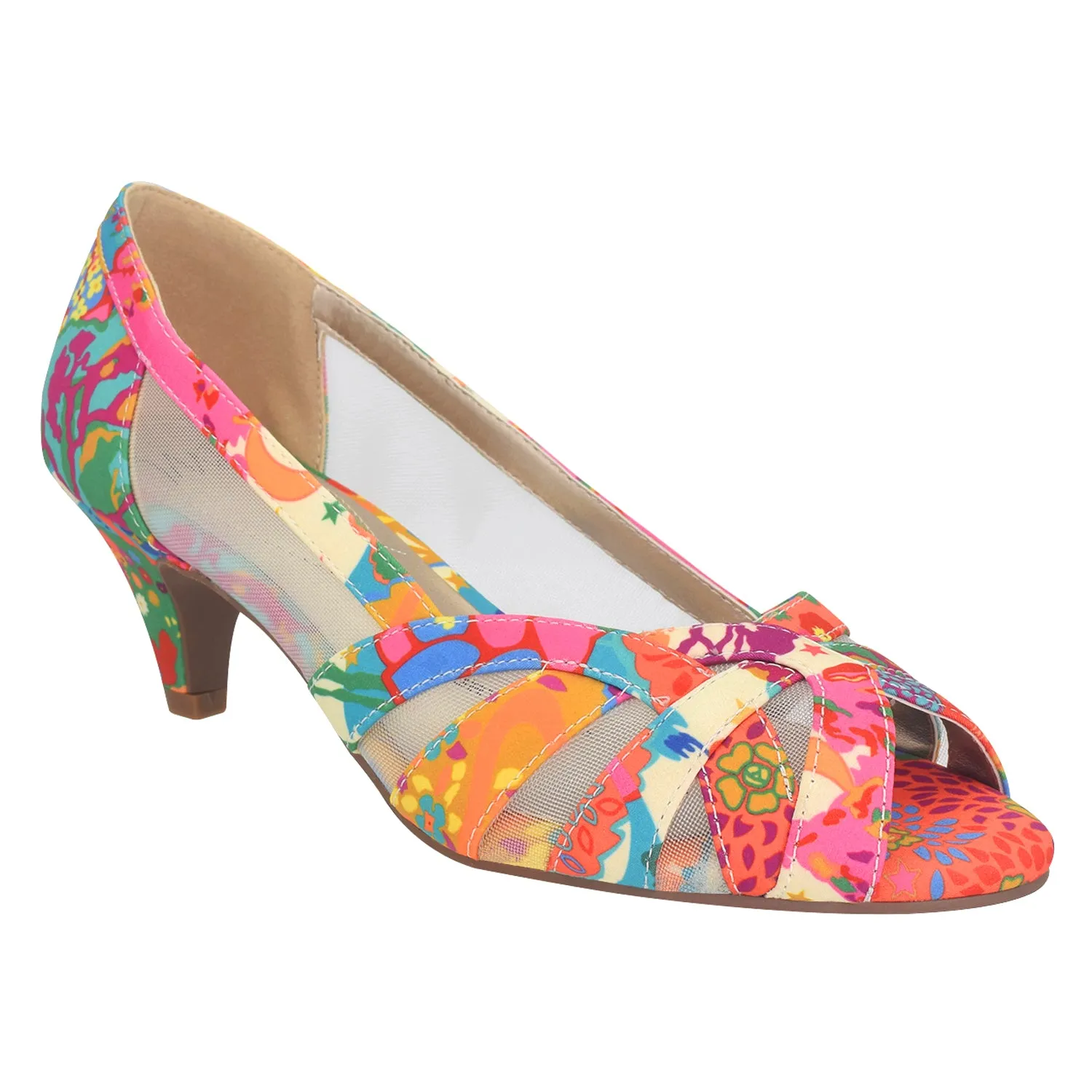 Eshana Peep Toe Pump with Memory Foam