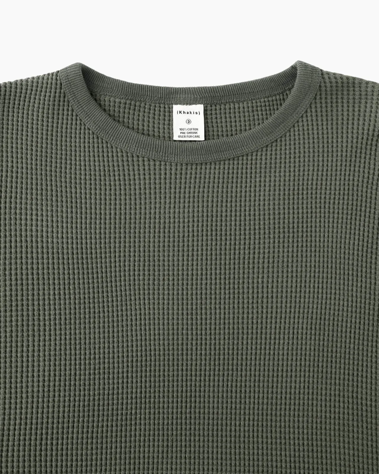 Faded Waffle L/S Tee Olive