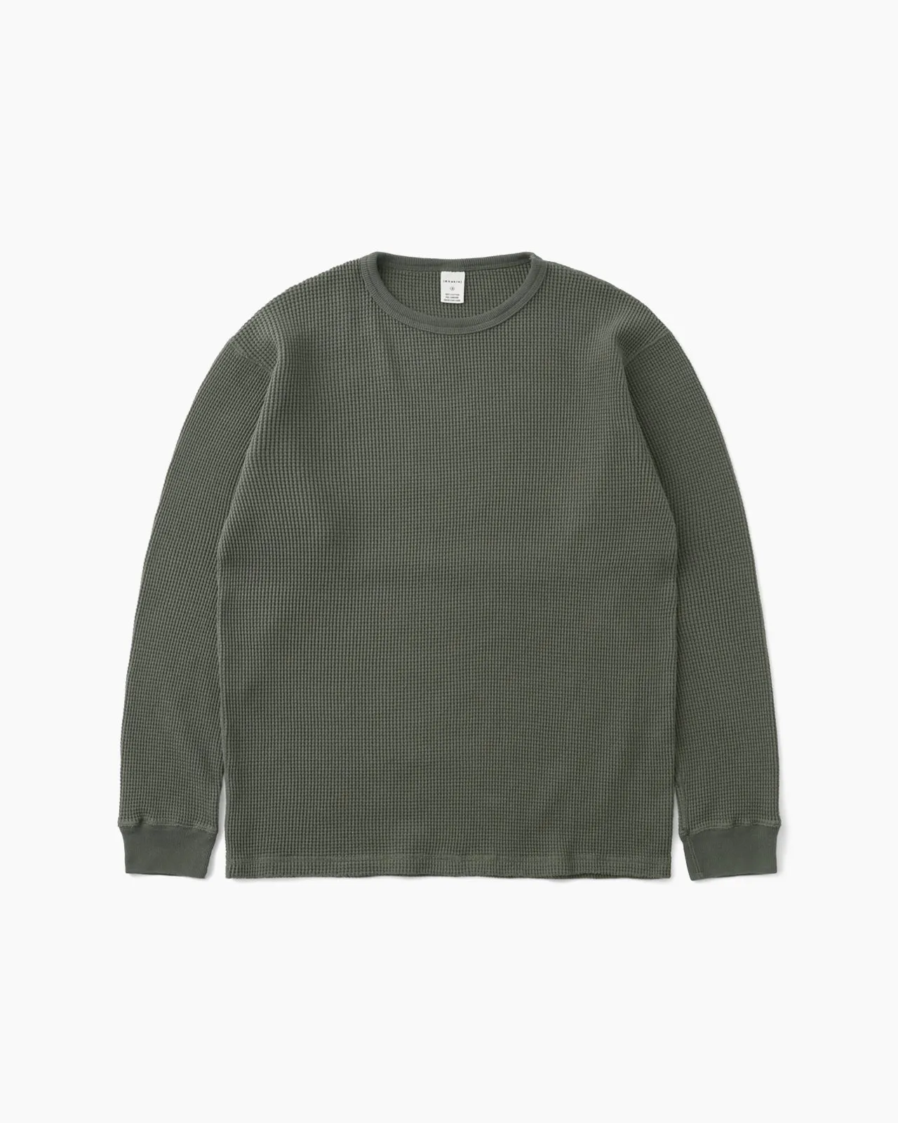 Faded Waffle L/S Tee Olive