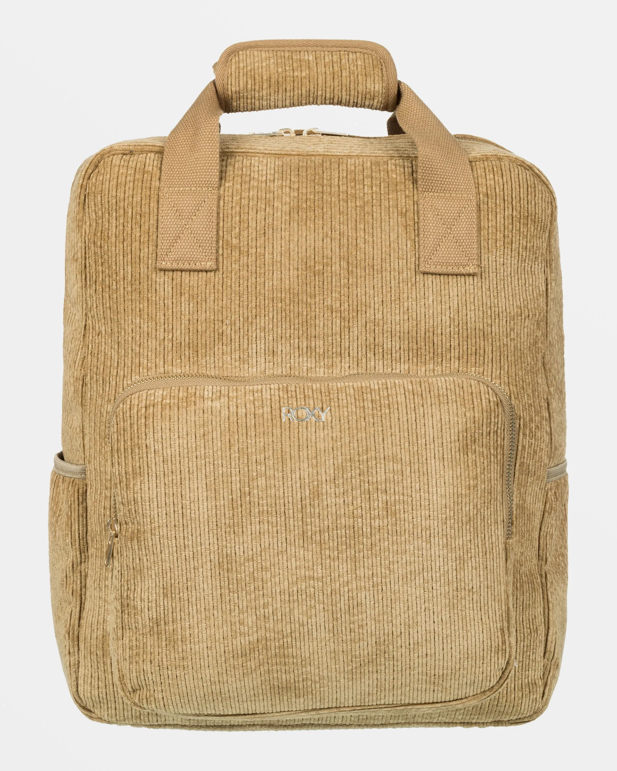 Feeling Good Small Corduroy Backpack - Oil Green