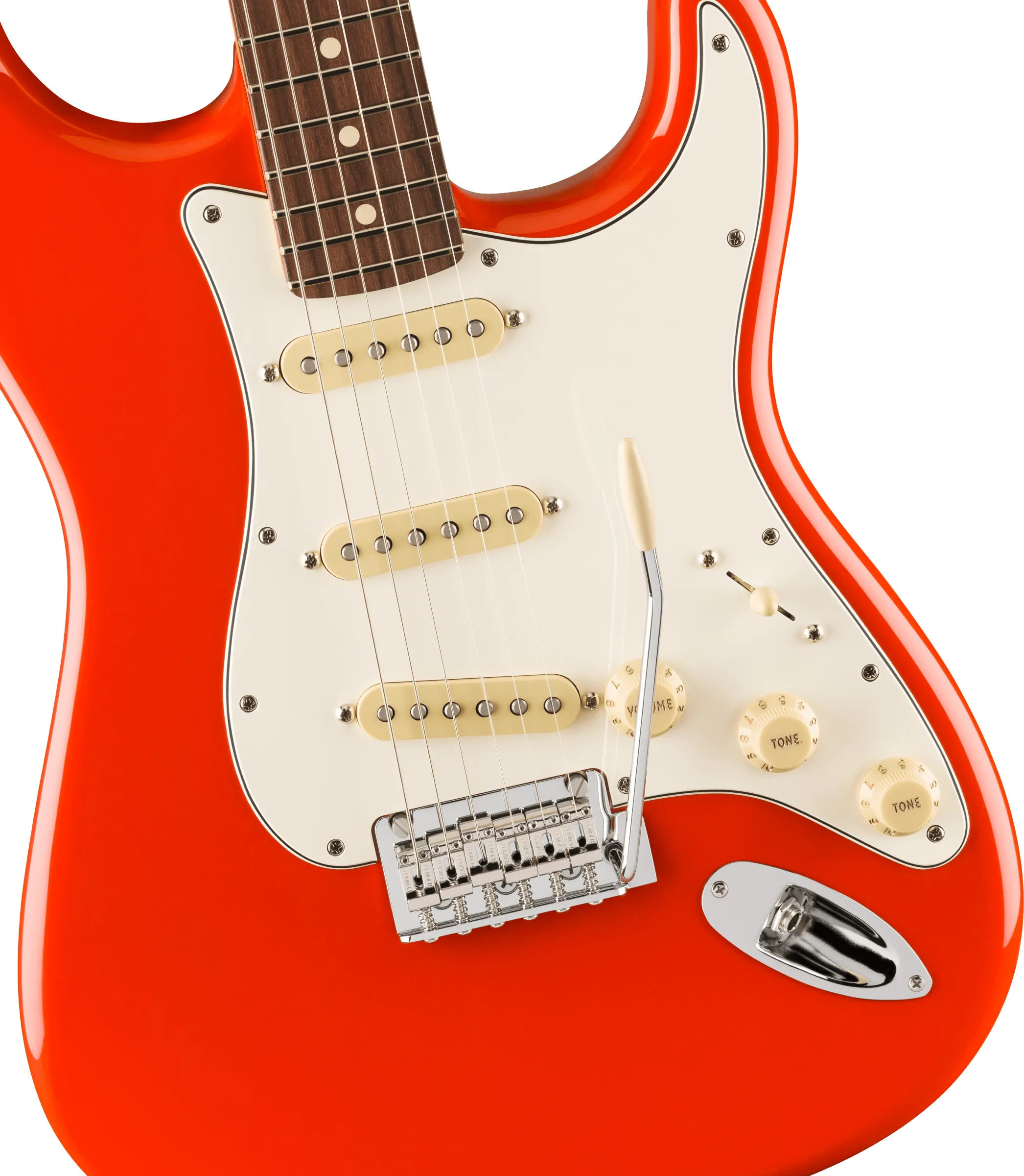 Fender Player II Stratocaster Rosewood FB, Coral Red