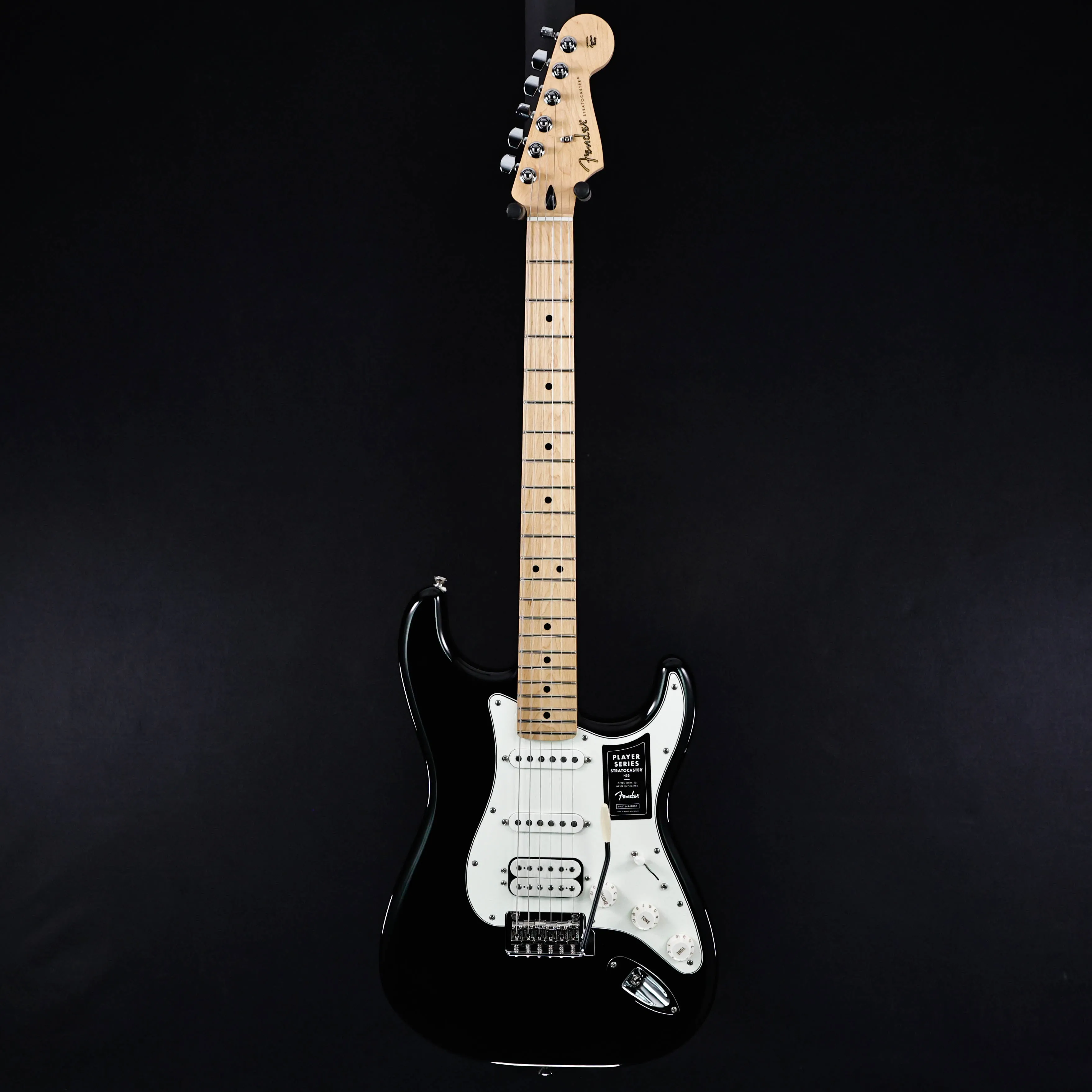 Fender Player Stratocaster HSS, Maple Fb, Black 7lbs 14.5oz