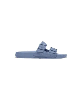 FitFlop iQushion Two Bar Buckle Slides Navy