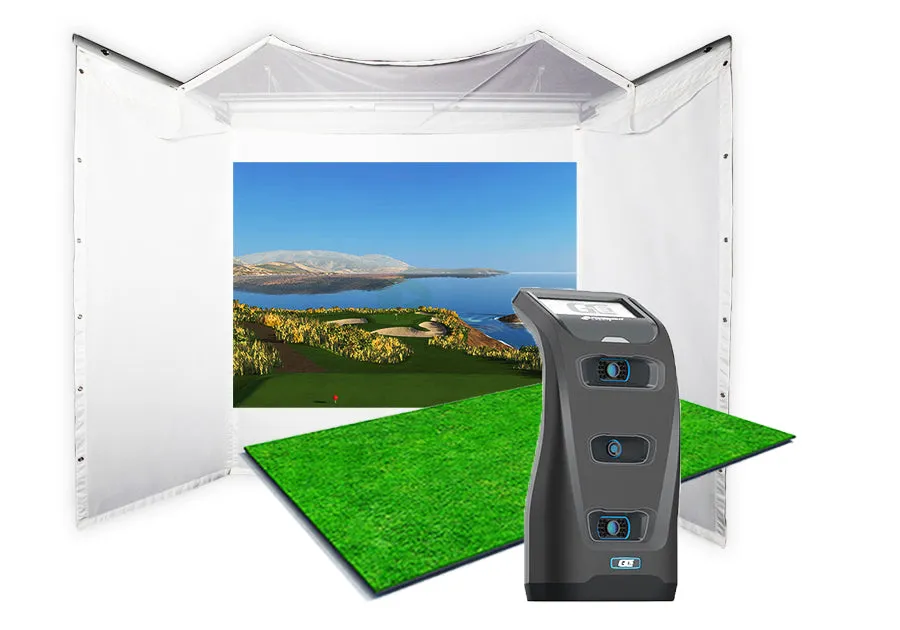 Foresight Sports GC3 Retractable Screen Golf Simulator Package