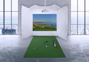 Foresight Sports GCQuad Retractable Screen Golf Simulator Package