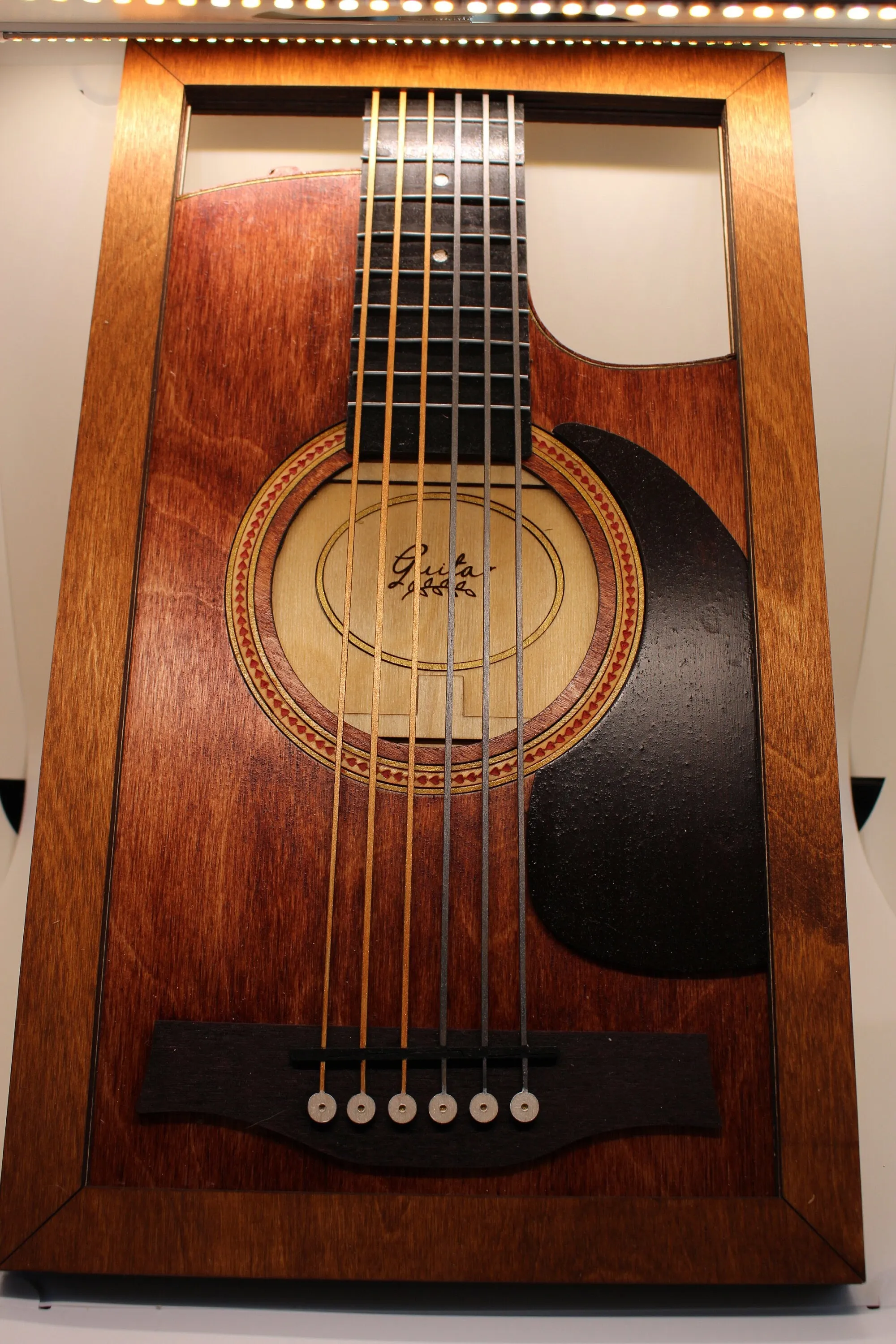 Framed laser-cut Guitar