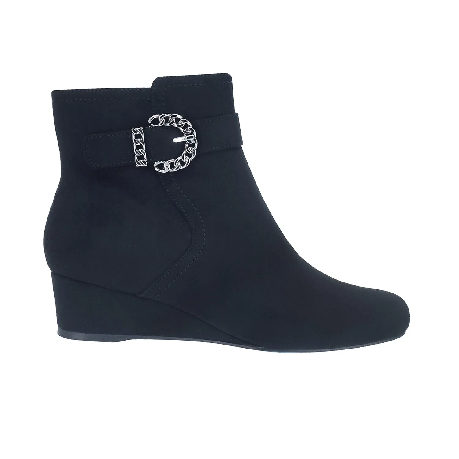 Gandan Wedge Bootie with Memory Foam