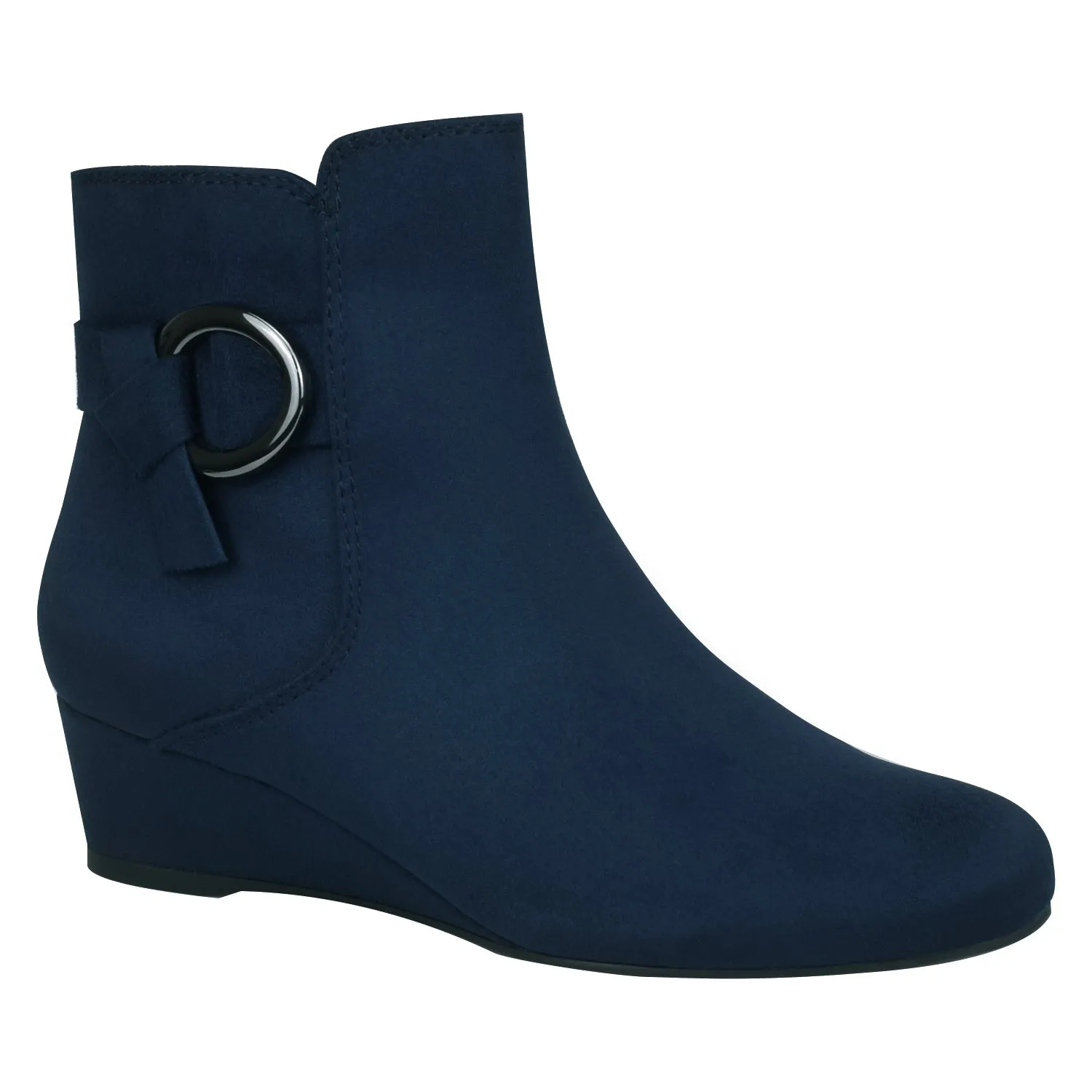 Gasha Wedge Bootie with Memory Foam