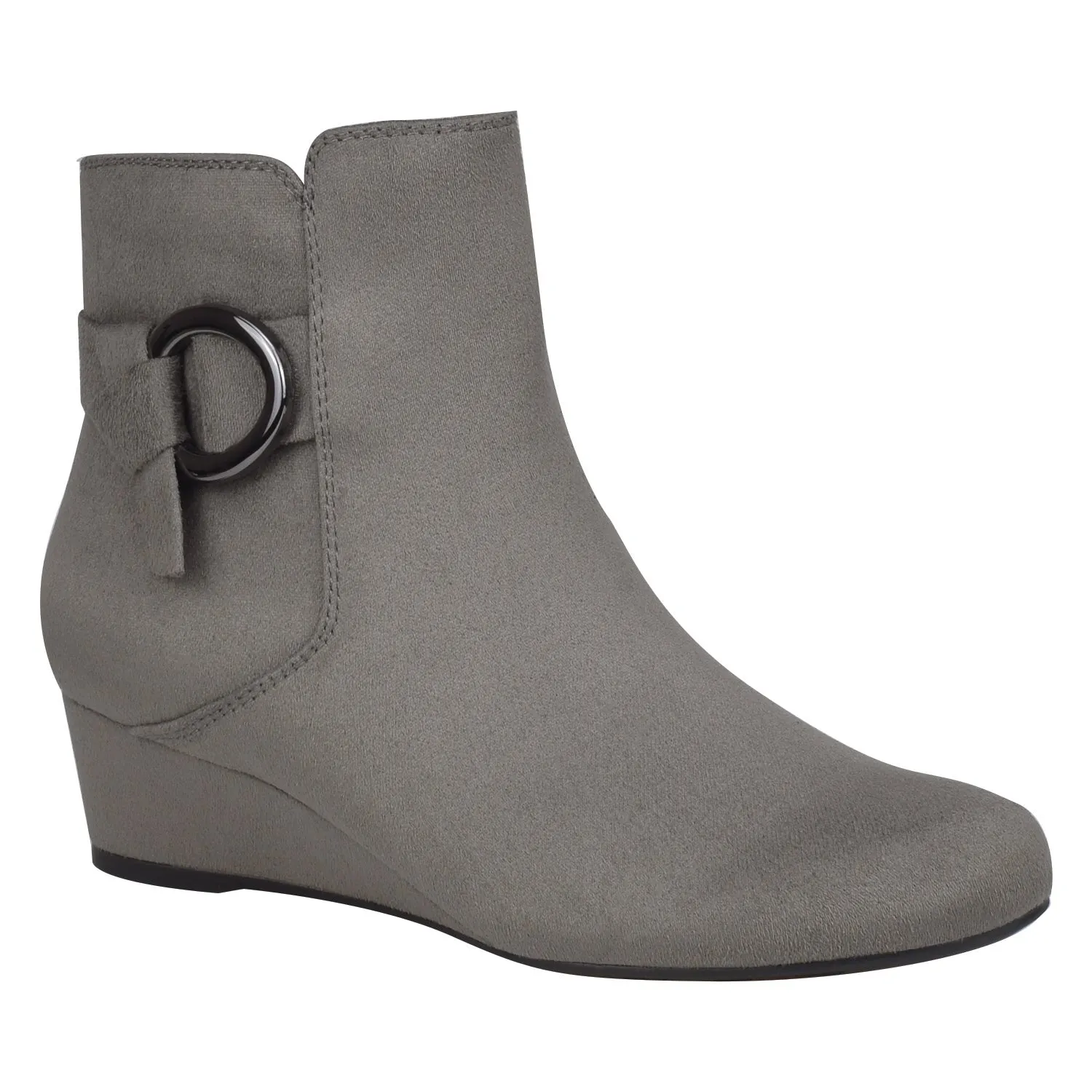 Gasha Wedge Bootie with Memory Foam