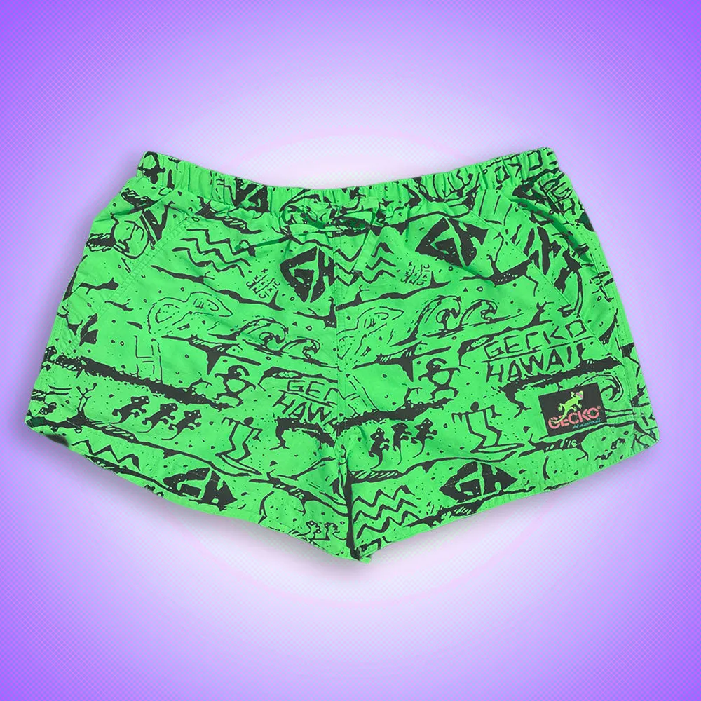 Gecko Wall - Neon Green Beach Runners (Unisex)