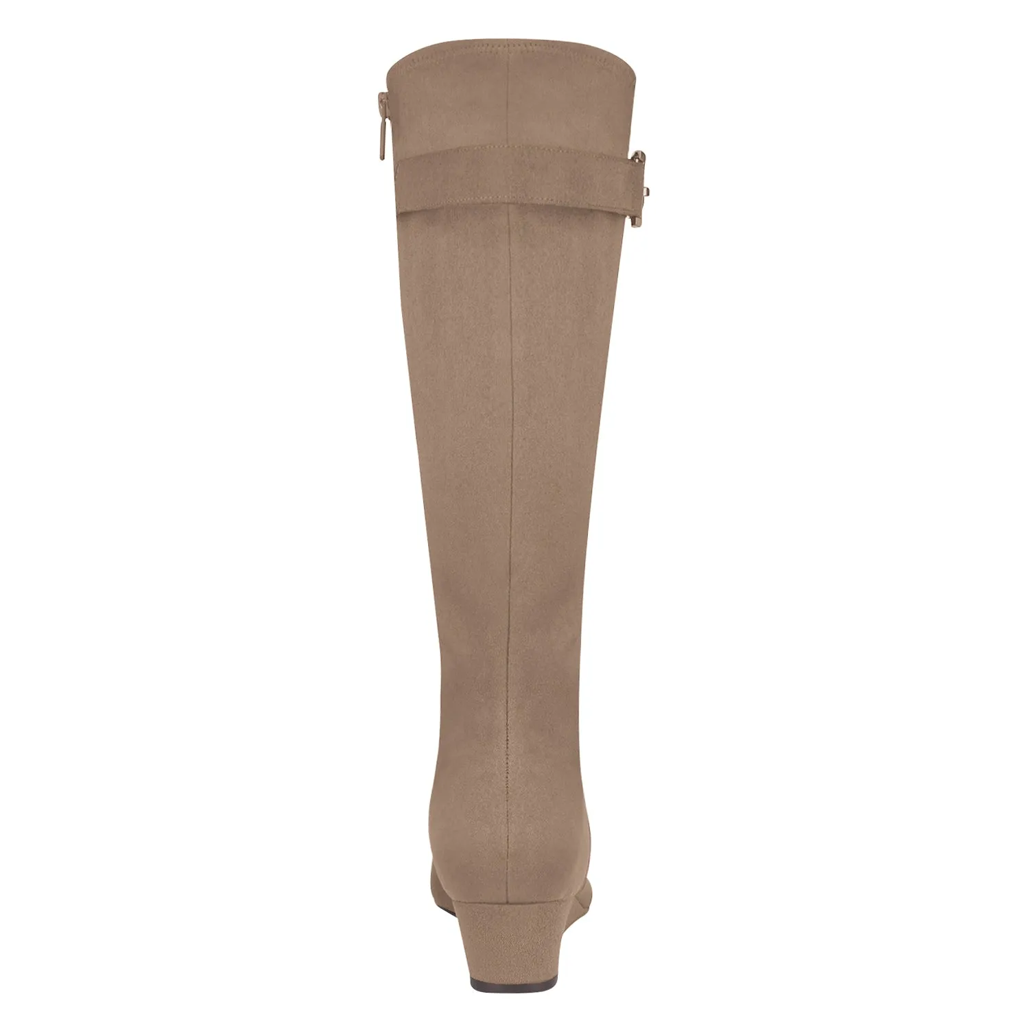 Georgia Stretch Wedge Boot with Memory Foam