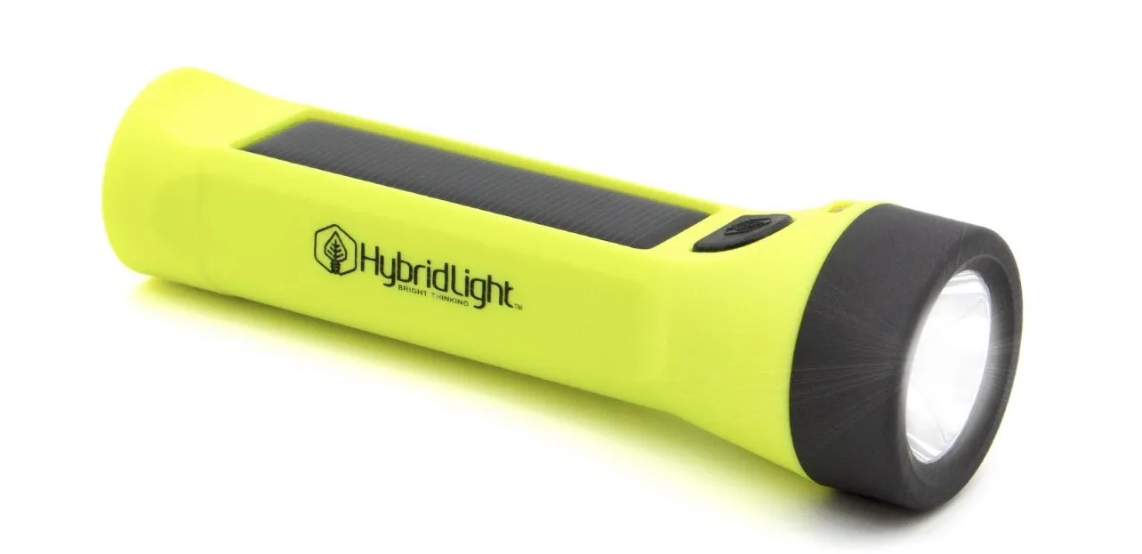 Hybrid Light™ Journey 200 Lumen Solar LED Flashlight & Charger