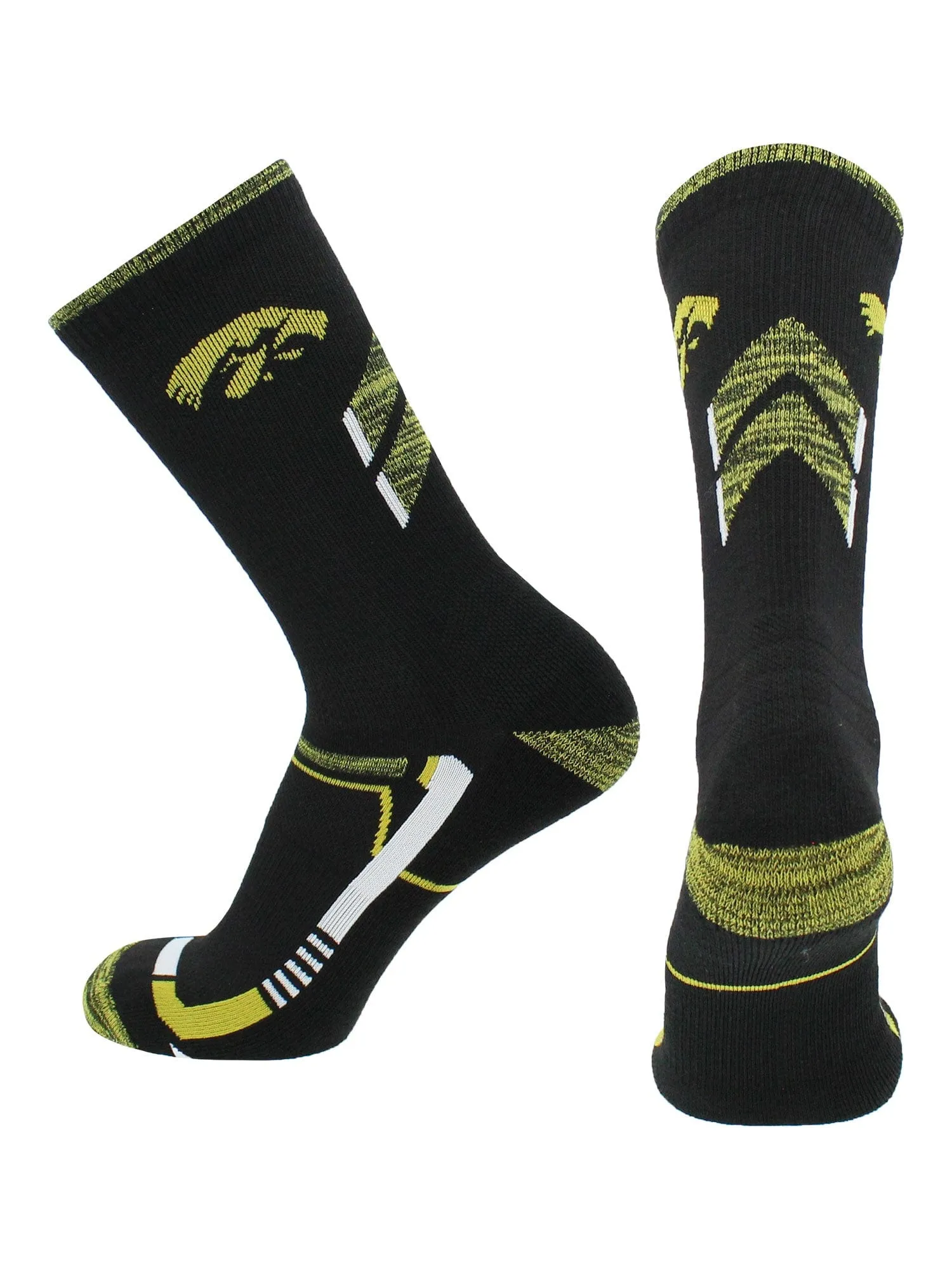 Iowa Hawkeyes Socks University of Iowa Hawkeyes Champion Crew Socks