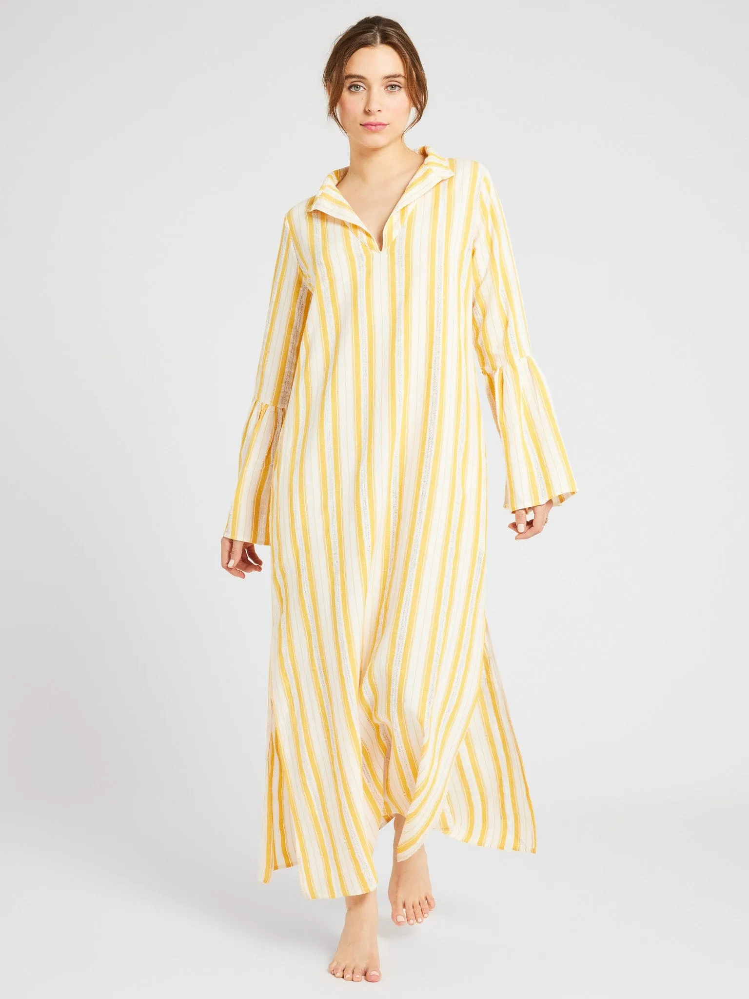 Jacqueline Dress in Citrus Stripe