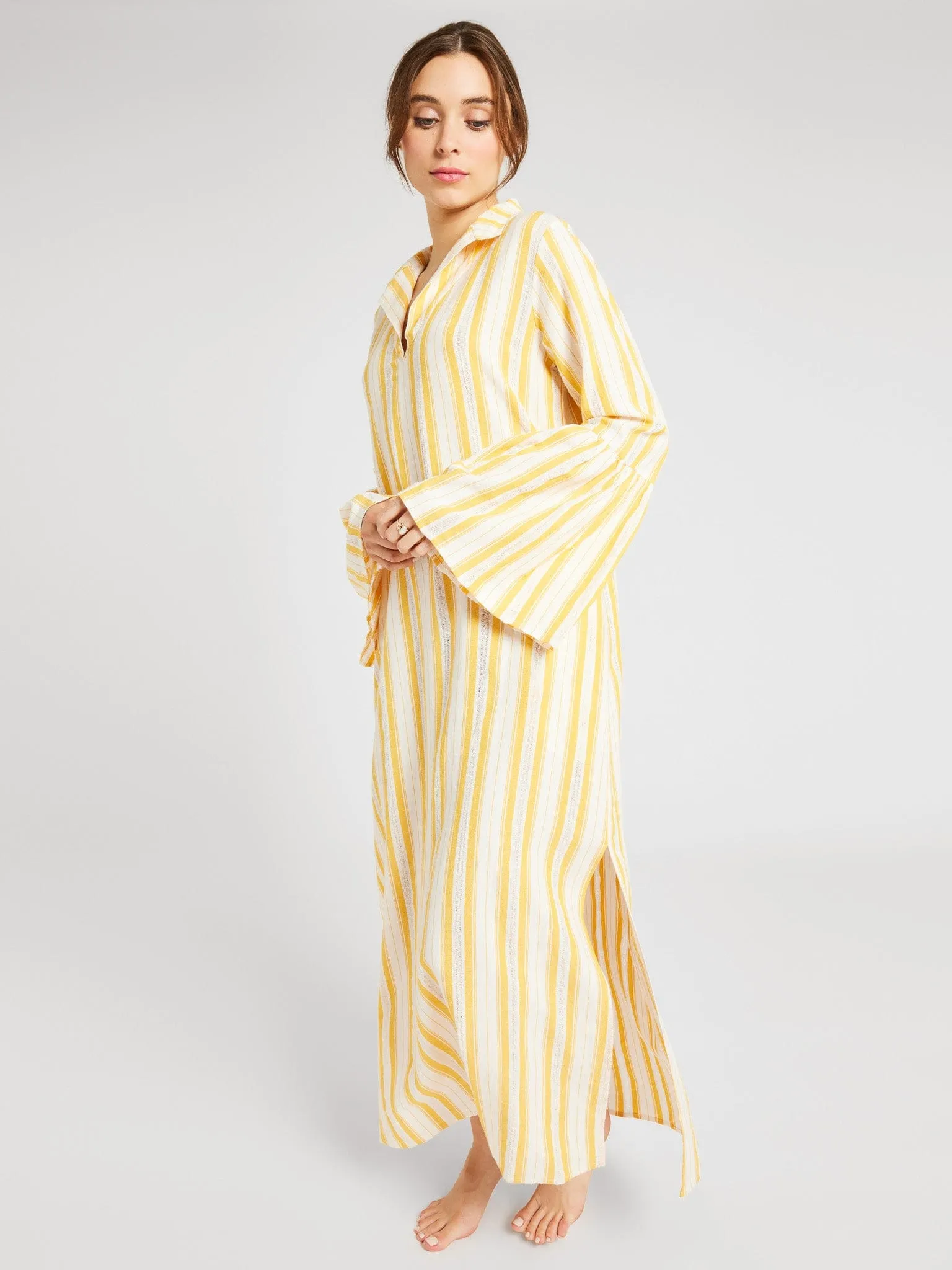 Jacqueline Dress in Citrus Stripe