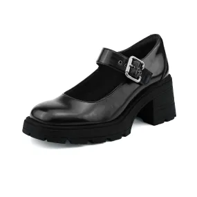 JENN ARDOR Women's Chunky Block Heels Mary Jane Round Closed Toe