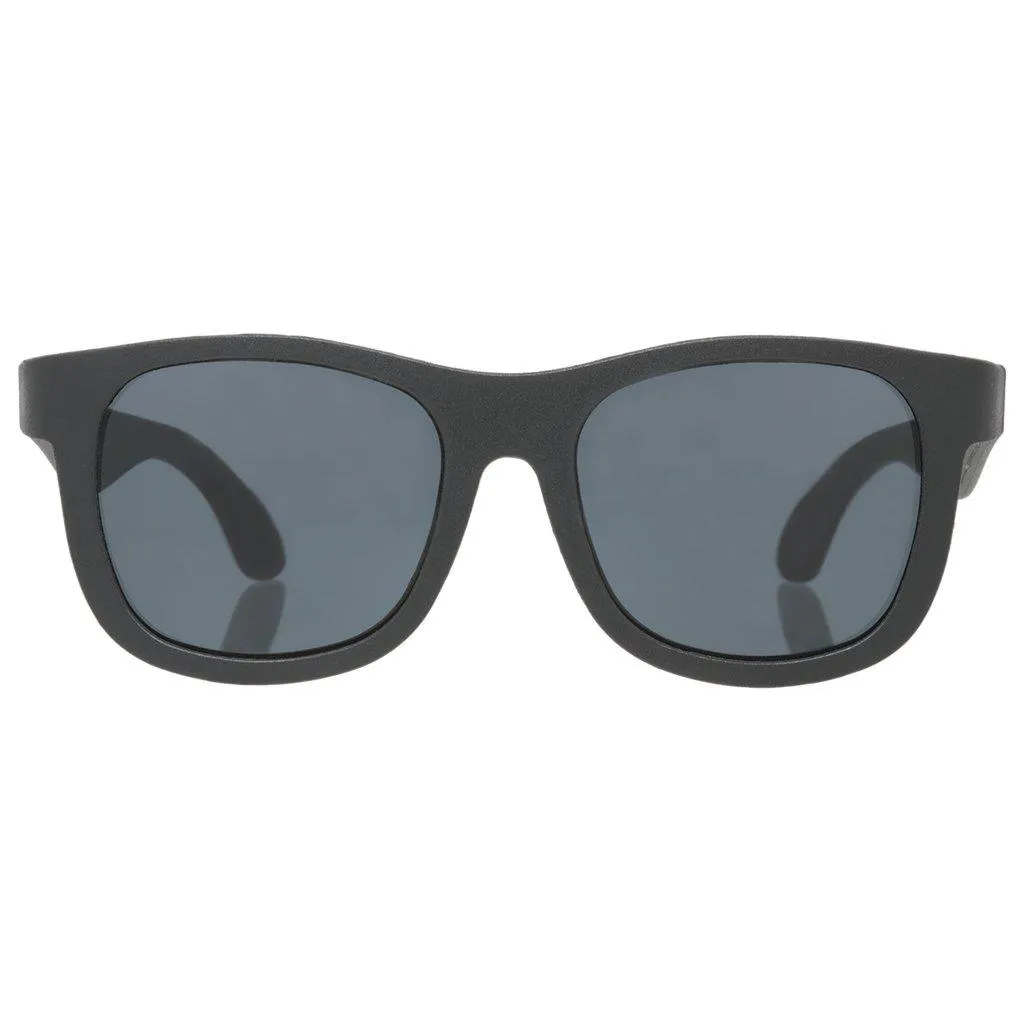 Jet Black Navigator Kids Sunglasses